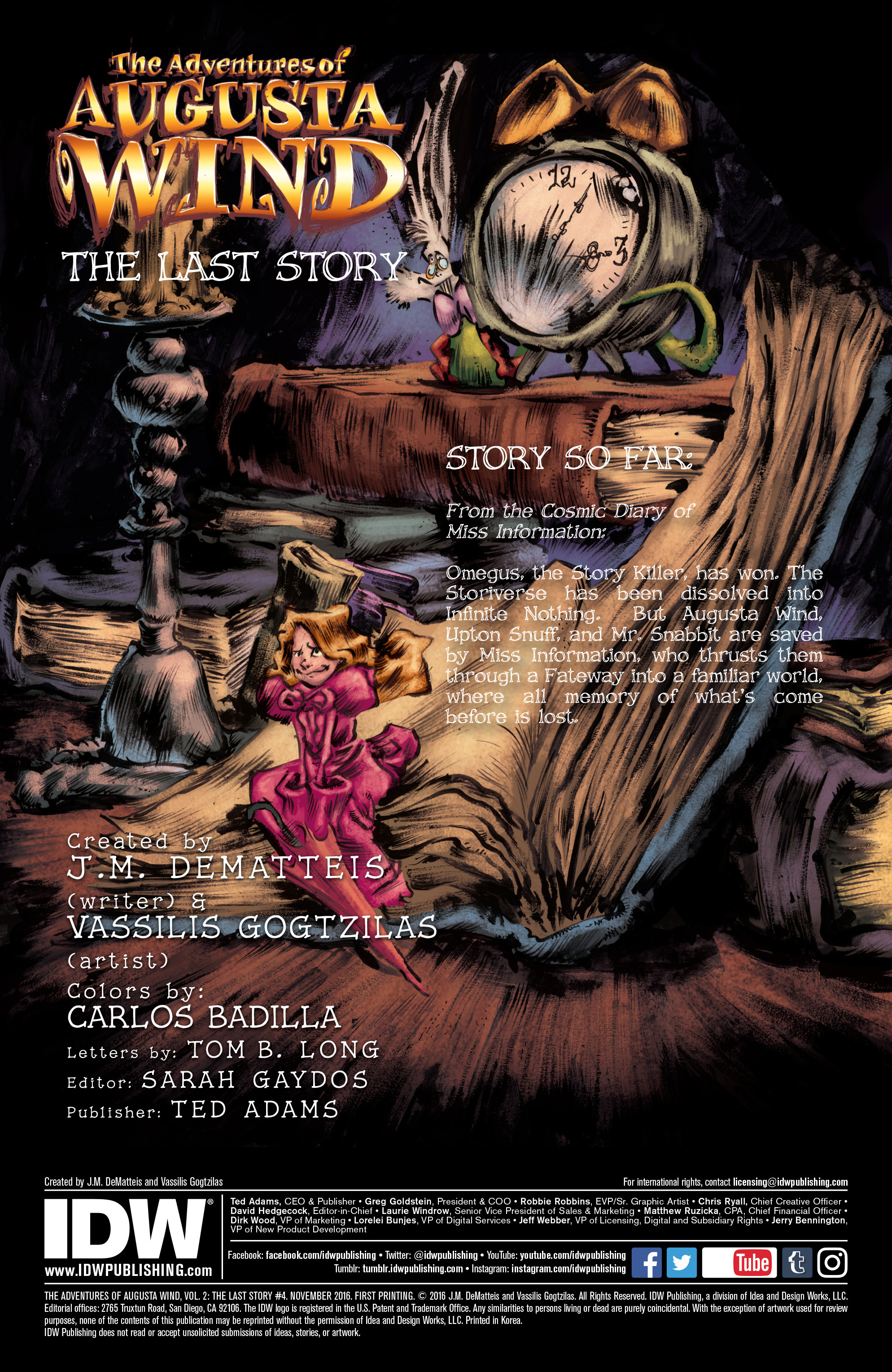 The Adventures of Augusta Wind: The Last Story Issue #4 #4 - English 2