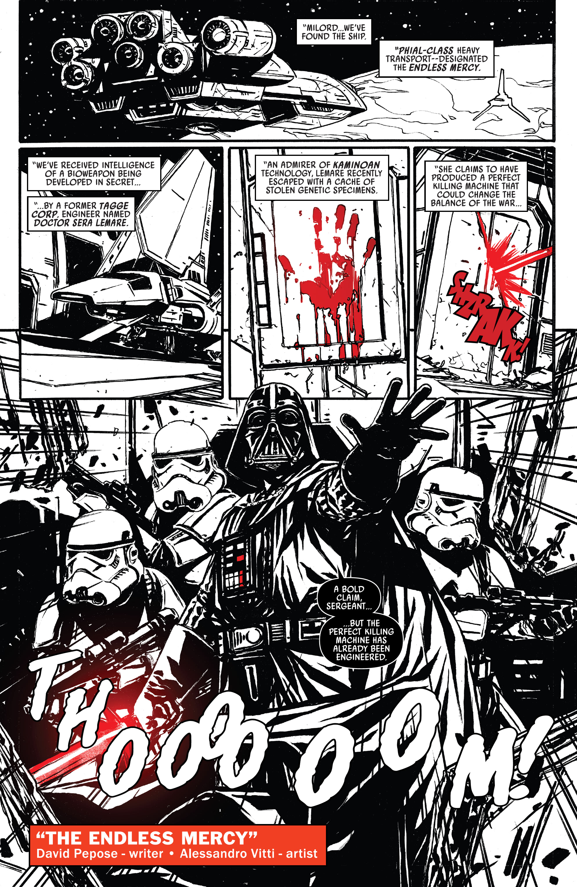 Read online Star Wars: Darth Vader - Black, White & Red comic -  Issue #2 - 9