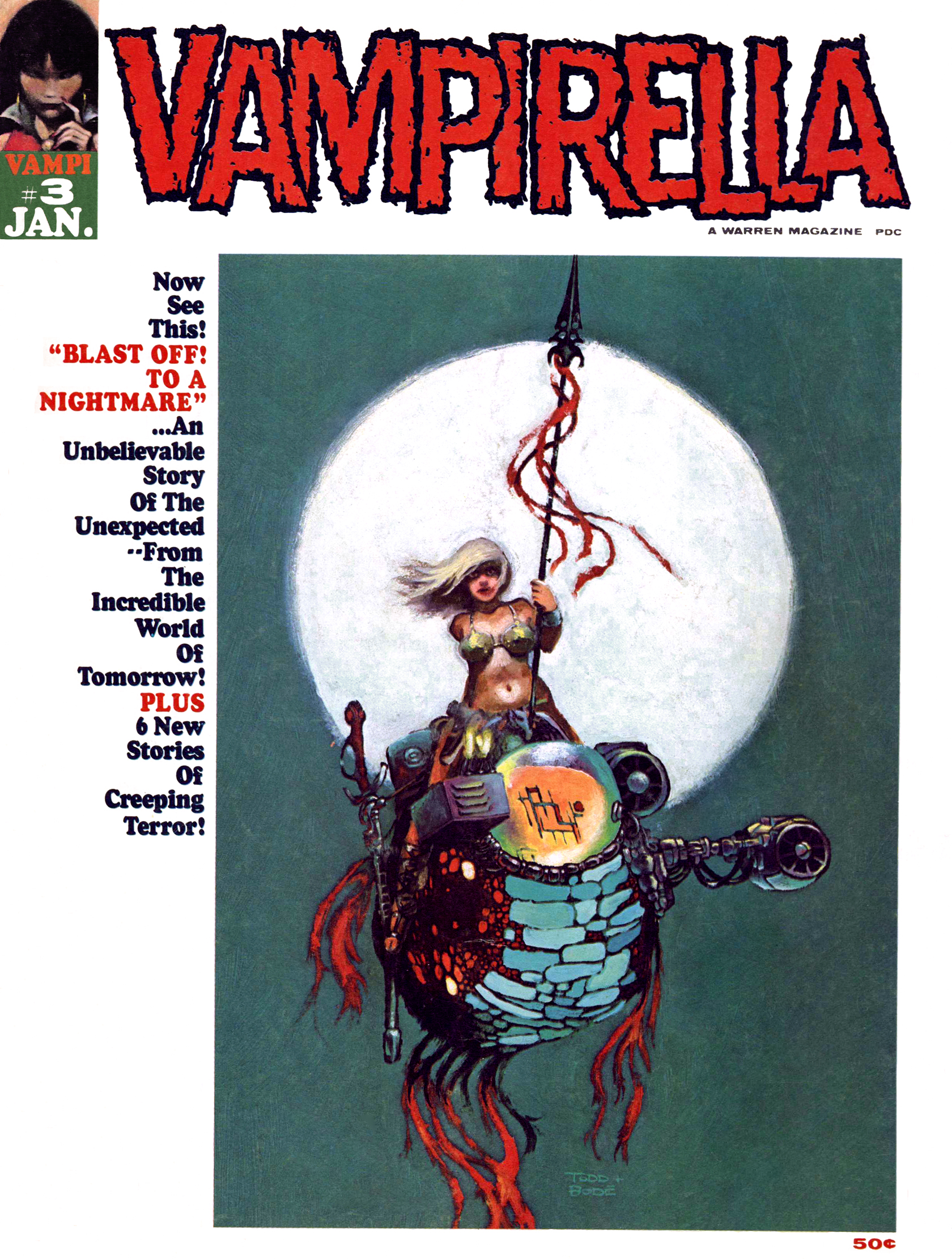 Read online Vampirella (1969) comic -  Issue #3 - 1