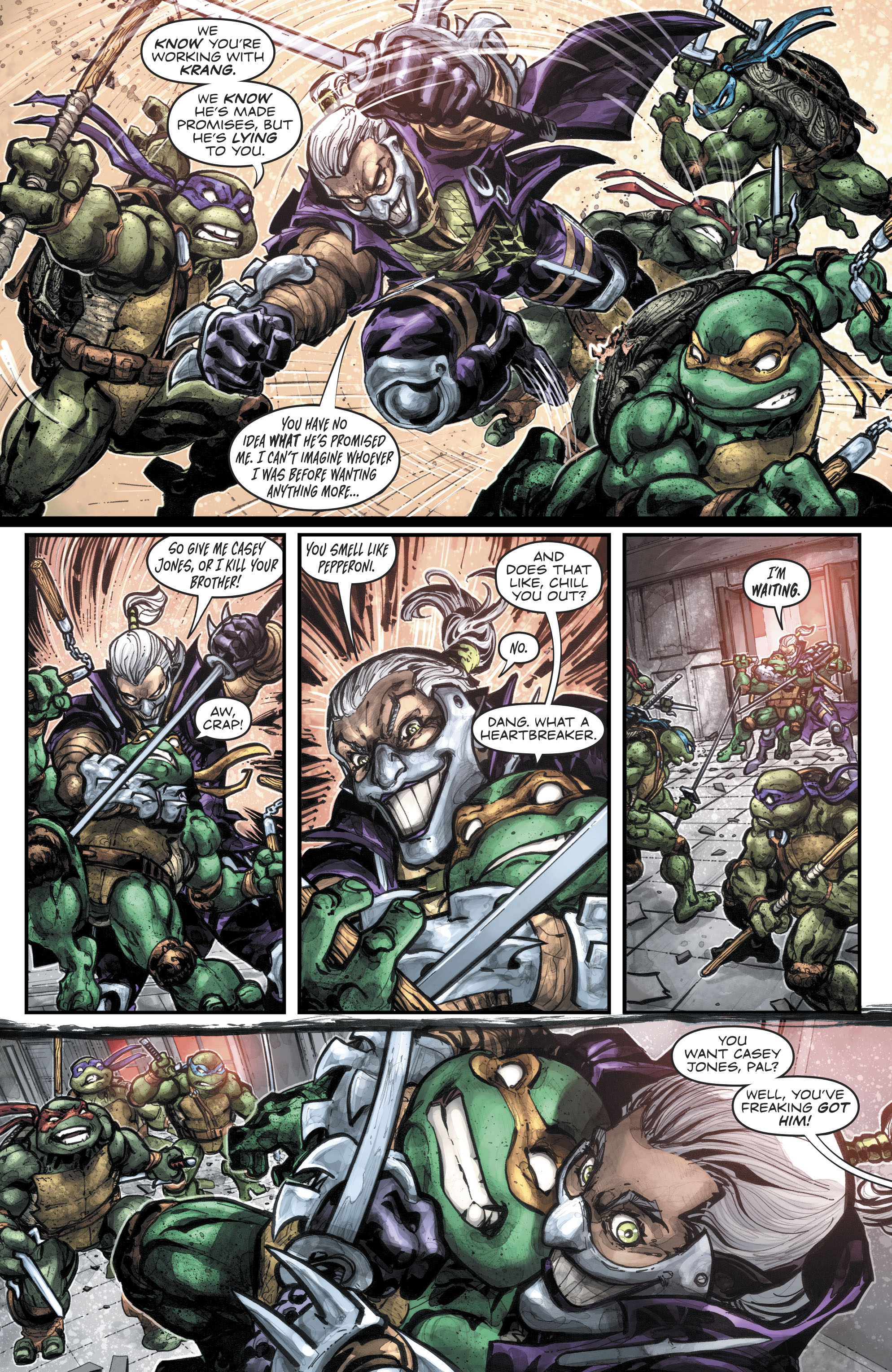 Read online Batman/Teenage Mutant Ninja Turtles III comic -  Issue #4 - 12