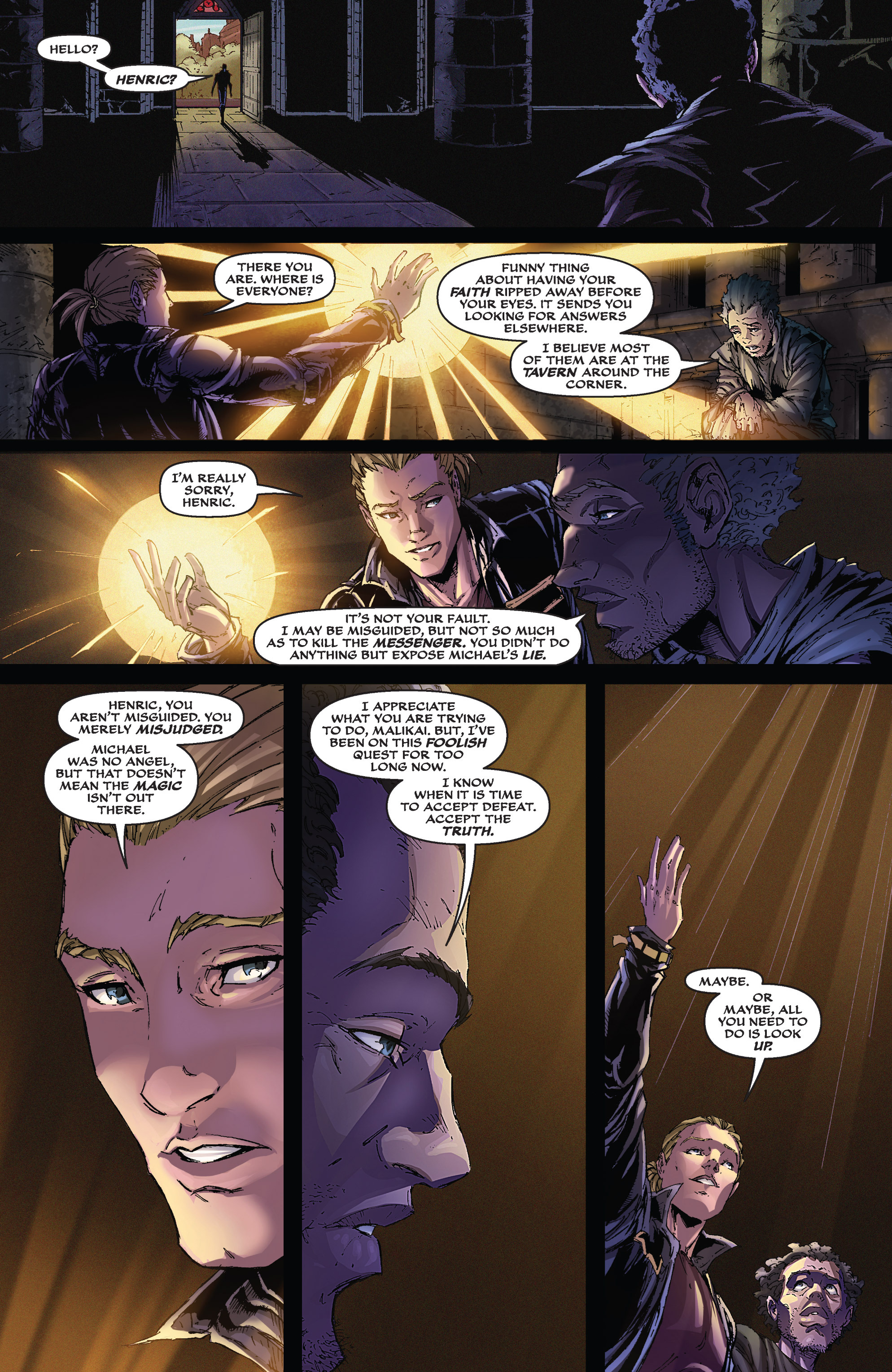 Read online Michael Turner's Soulfire (2013) comic -  Issue #8 - 17