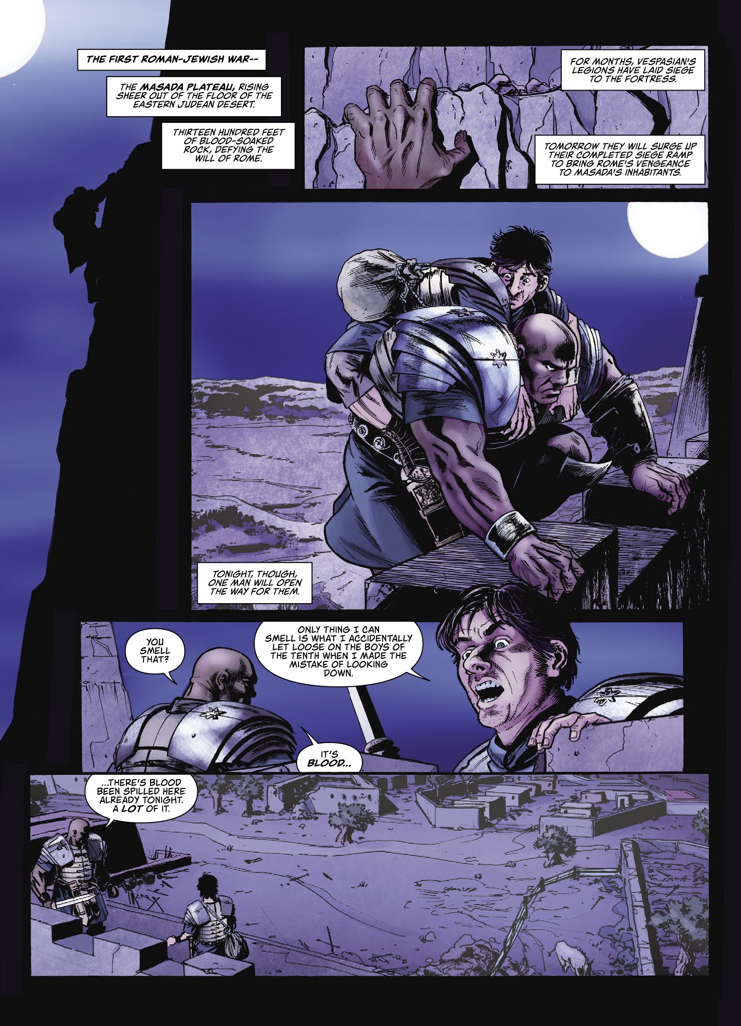 Read online Aquila: The Burning Fields comic -  Issue # TPB - 60