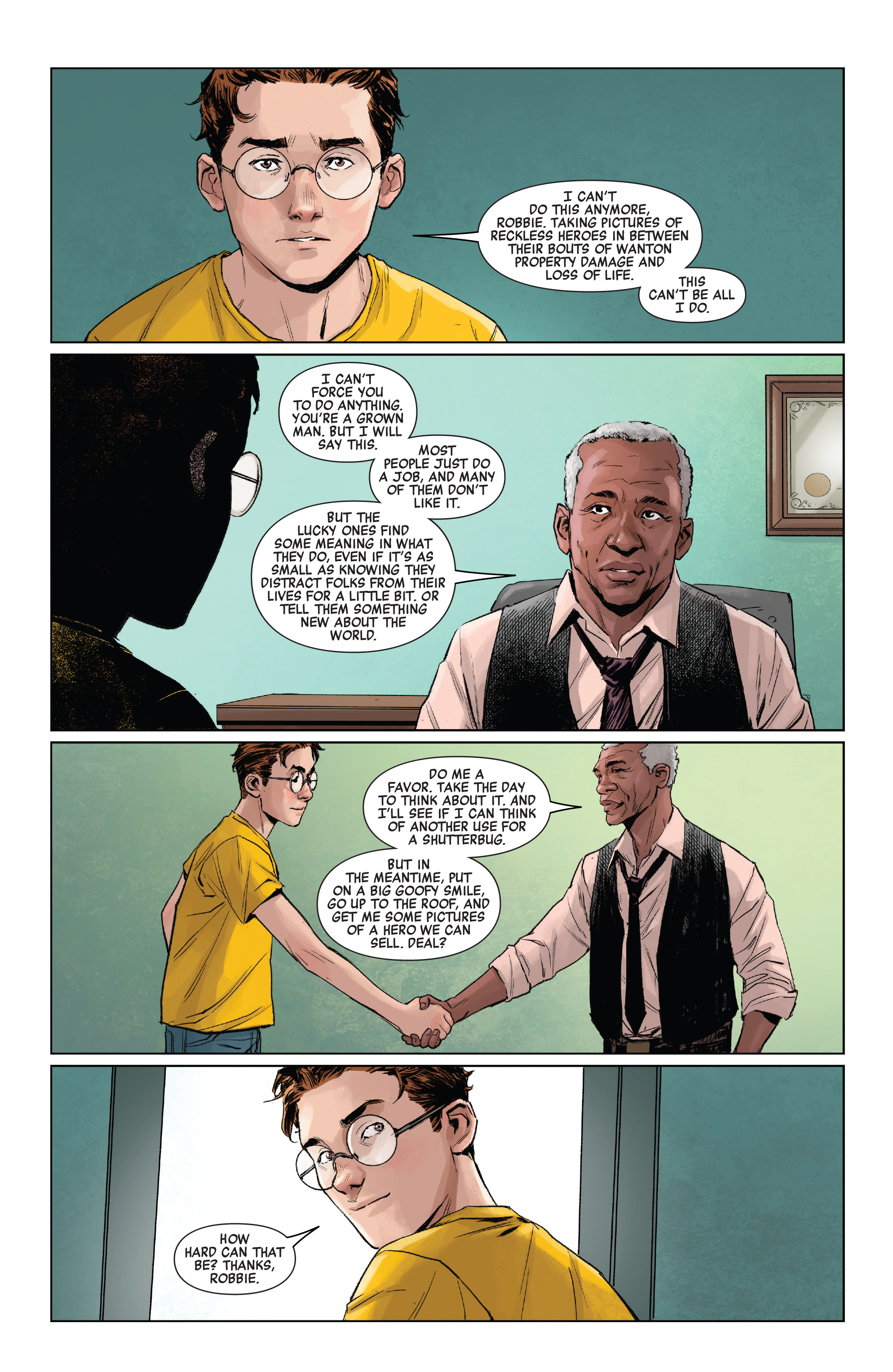Read online Heroes Reborn: One-Shots comic -  Issue # Peter Parker, The Amazing Shutterbug - 24