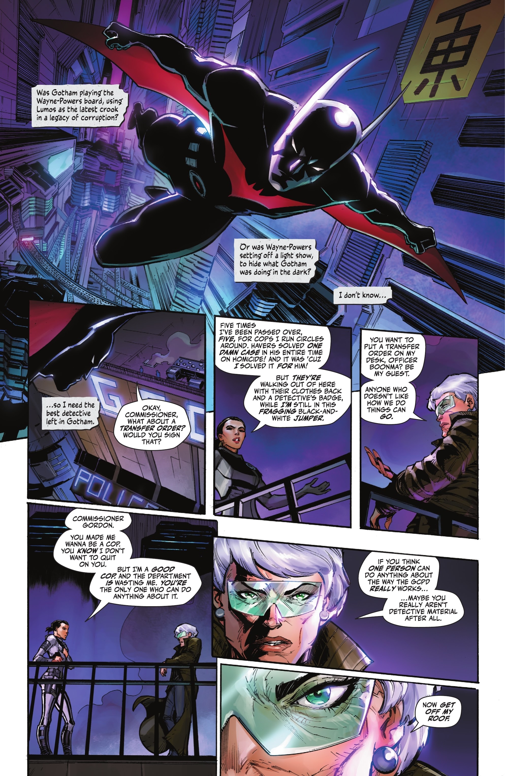 Read online Batman Beyond: Neo-Year comic -  Issue #1 - 12