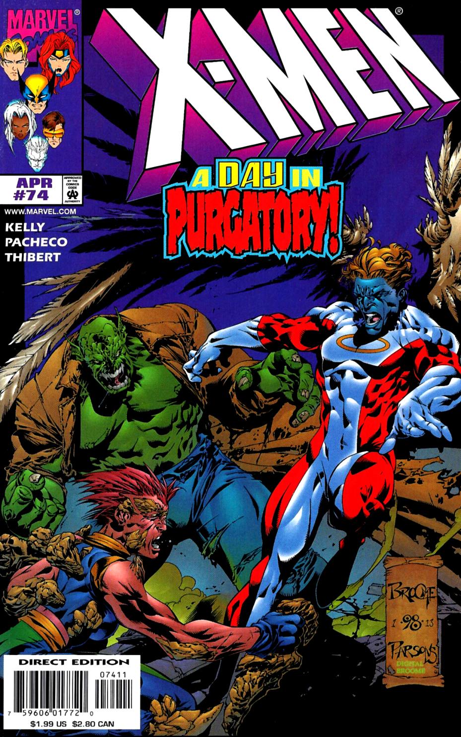 Read online X-Men (1991) comic -  Issue #74 - 1