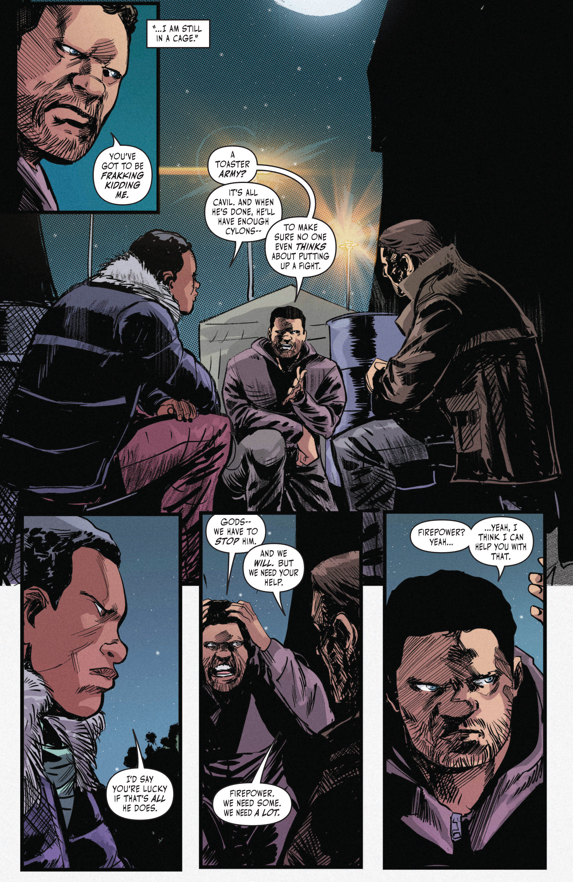 Read online Battlestar Galactica: Twilight Command comic -  Issue #4 - 7