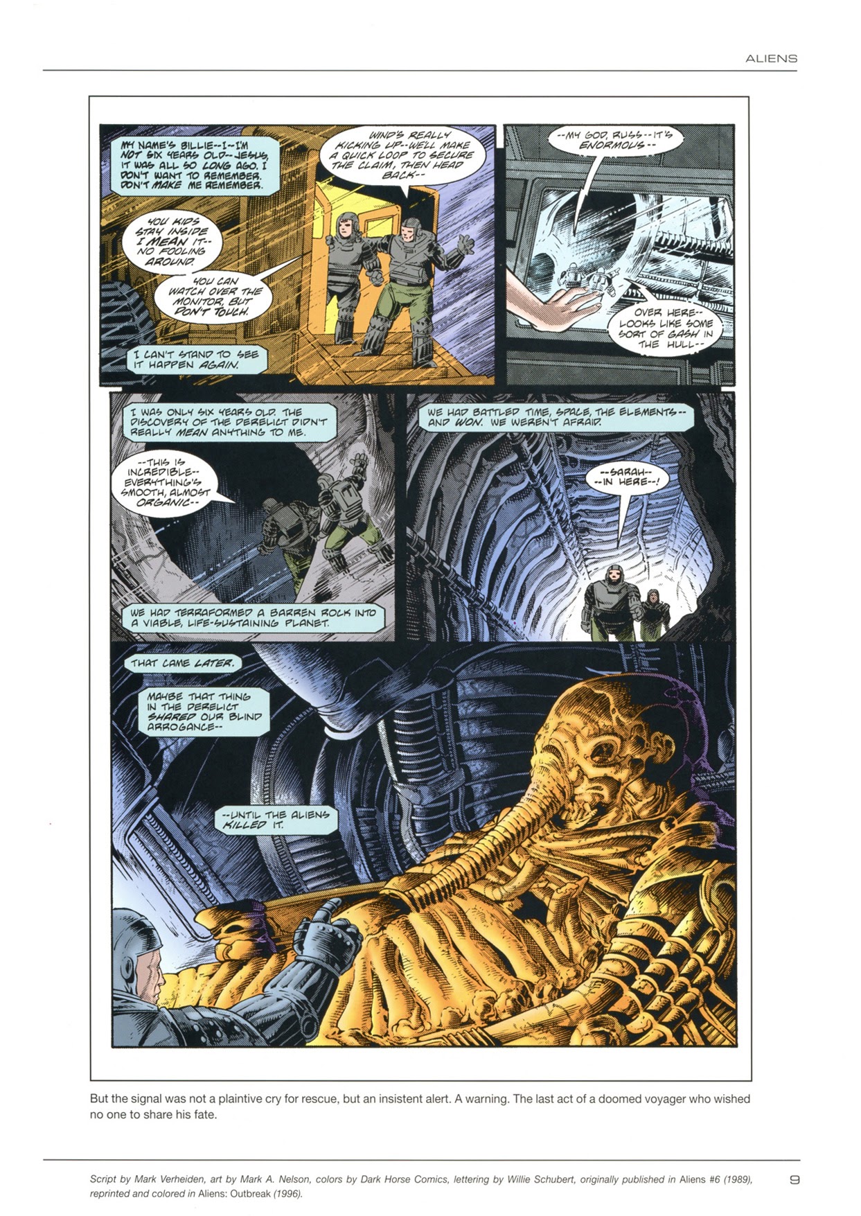 Read online Aliens/Predator: Panel to Panel comic -  Issue # TPB (Part 1) - 9