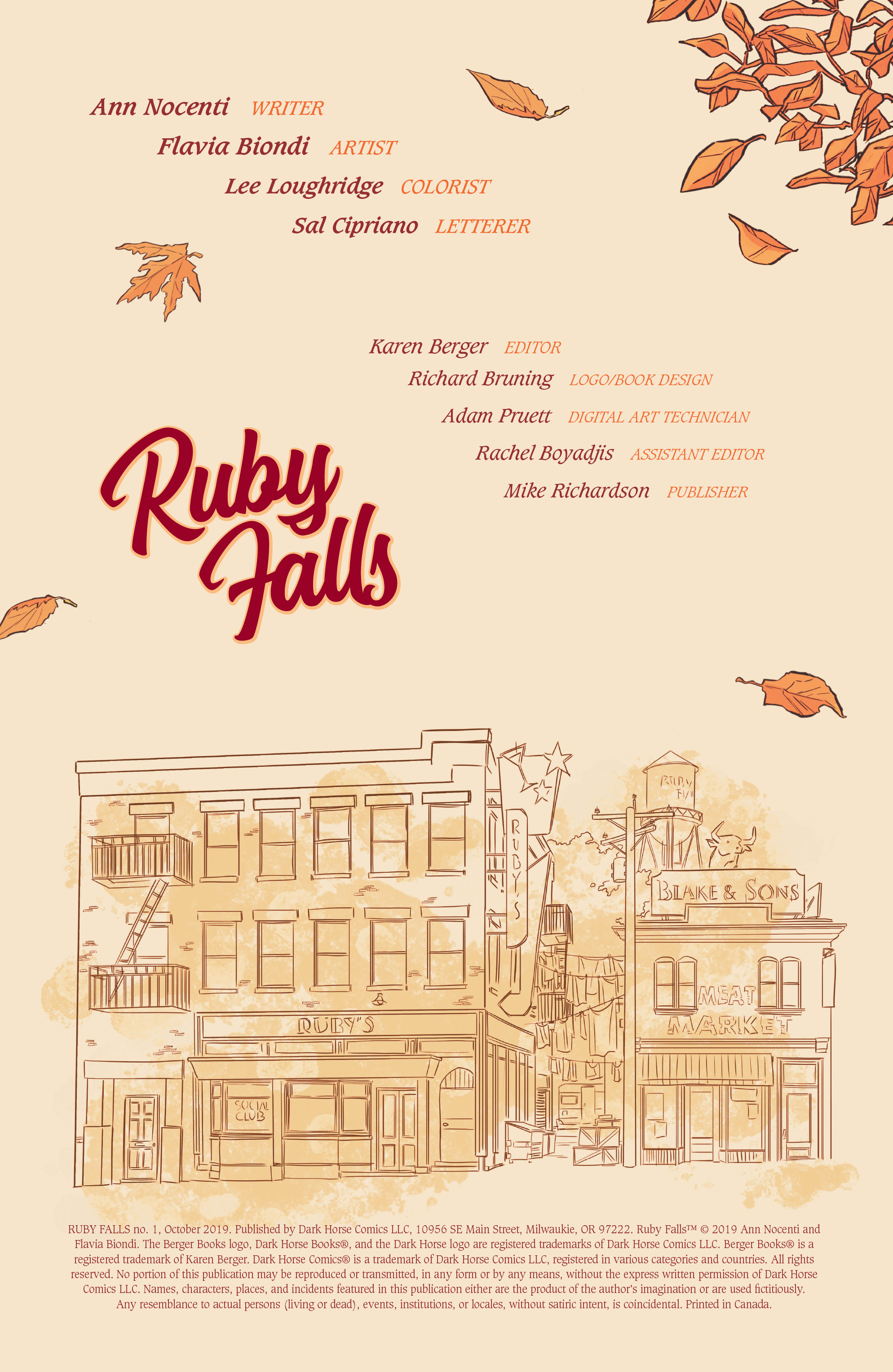 Read online Ruby Falls comic -  Issue #1 - 2