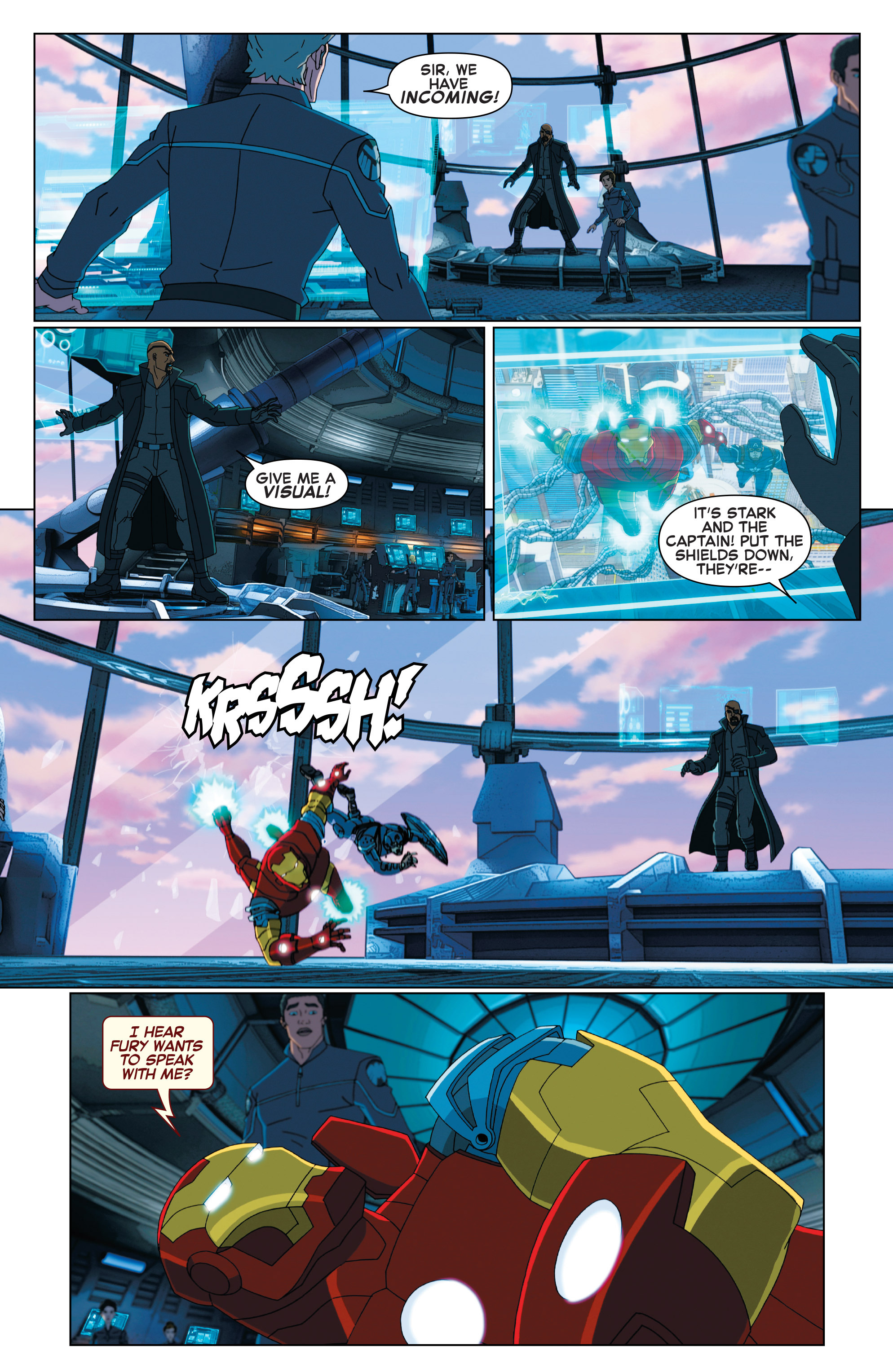 Read online Marvel Universe Avengers Assemble: Civil War comic -  Issue #4 - 16