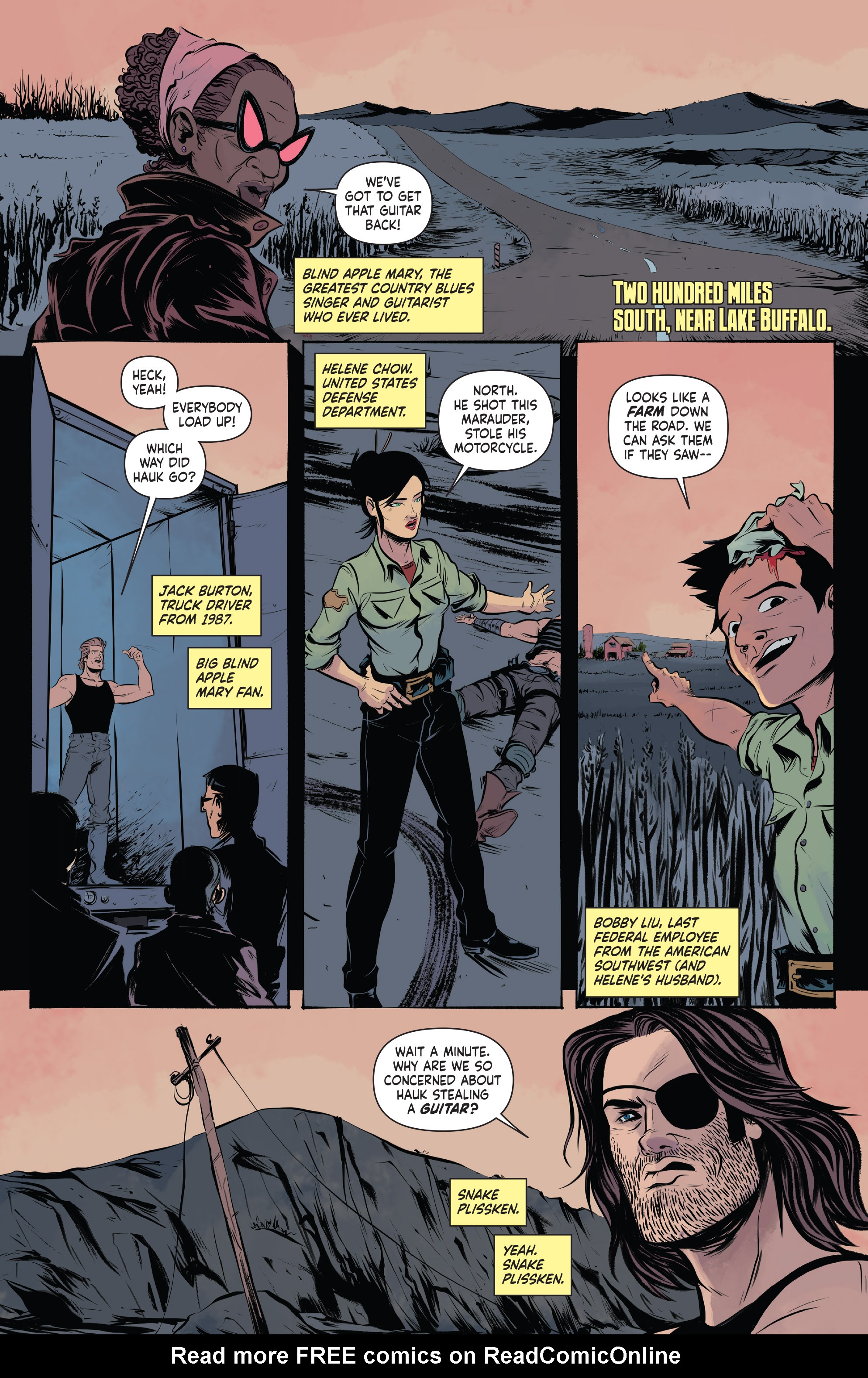 Read online Big Trouble in Little China/Escape From New York comic -  Issue #5 - 5