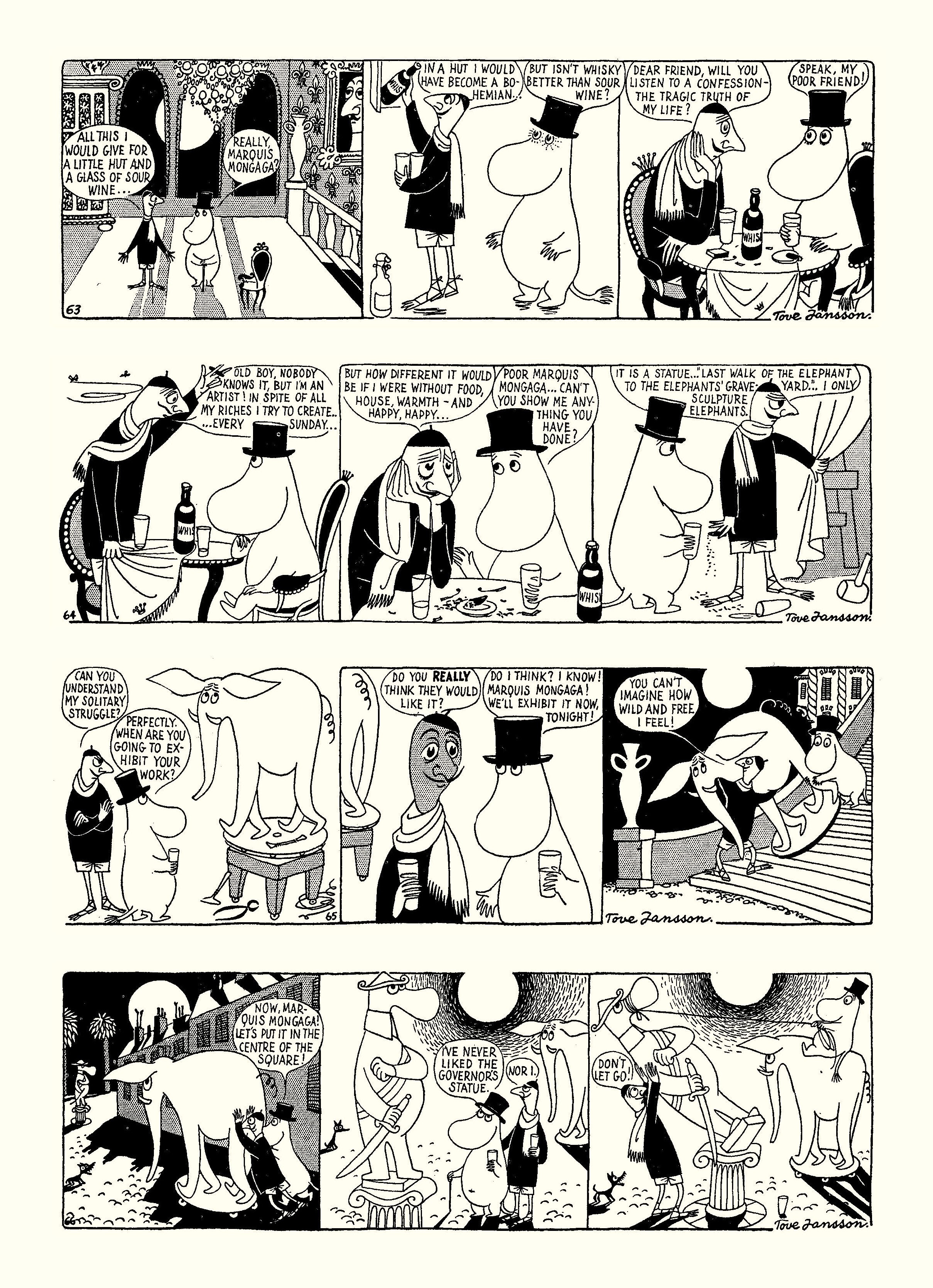 Read online Moomin: The Complete Tove Jansson Comic Strip comic -  Issue # TPB 1 - 64