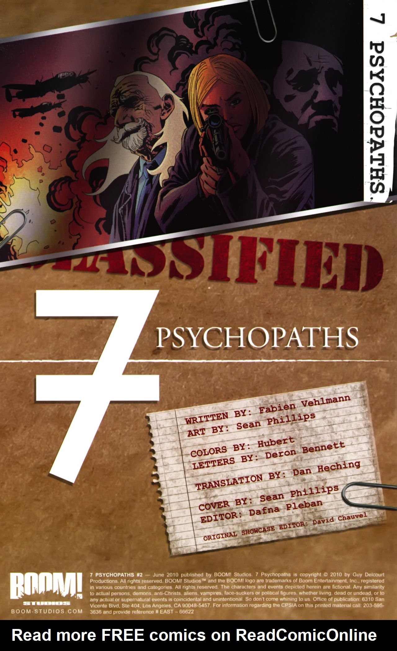 Read online 7 Psychopaths comic -  Issue #2 - 2
