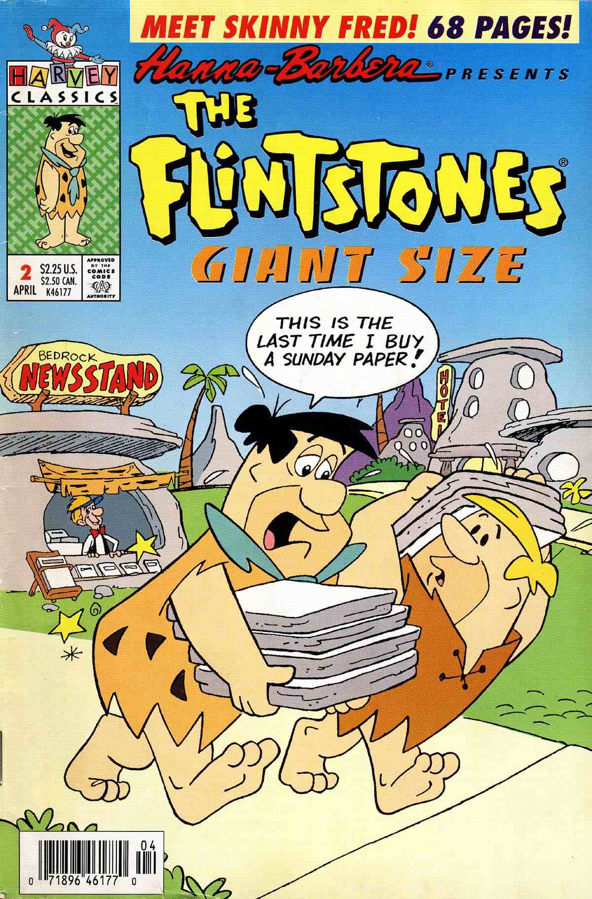 Read online The Flintstones Giant Size comic -  Issue #2 - 1