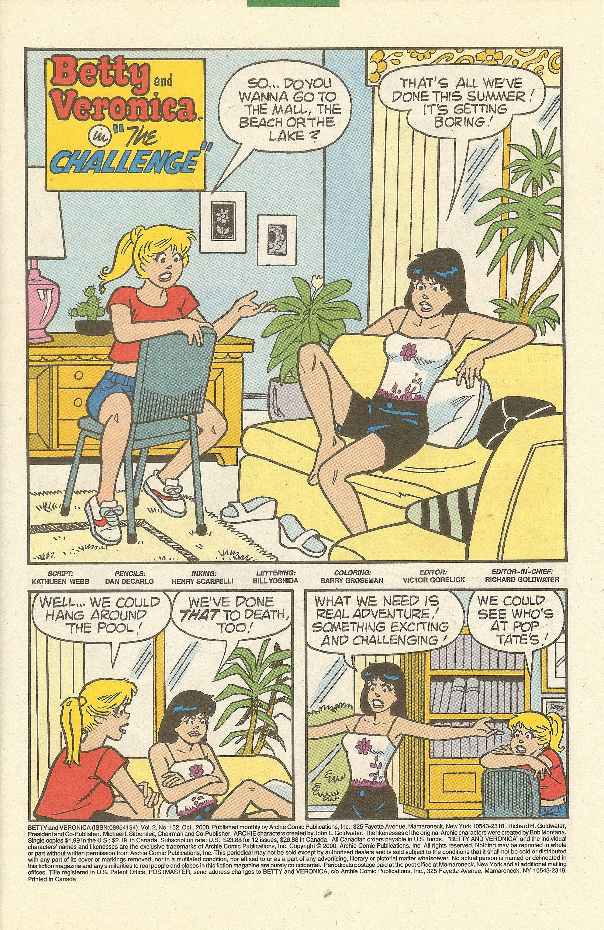 Read online Betty and Veronica (1987) comic -  Issue #152 - 3