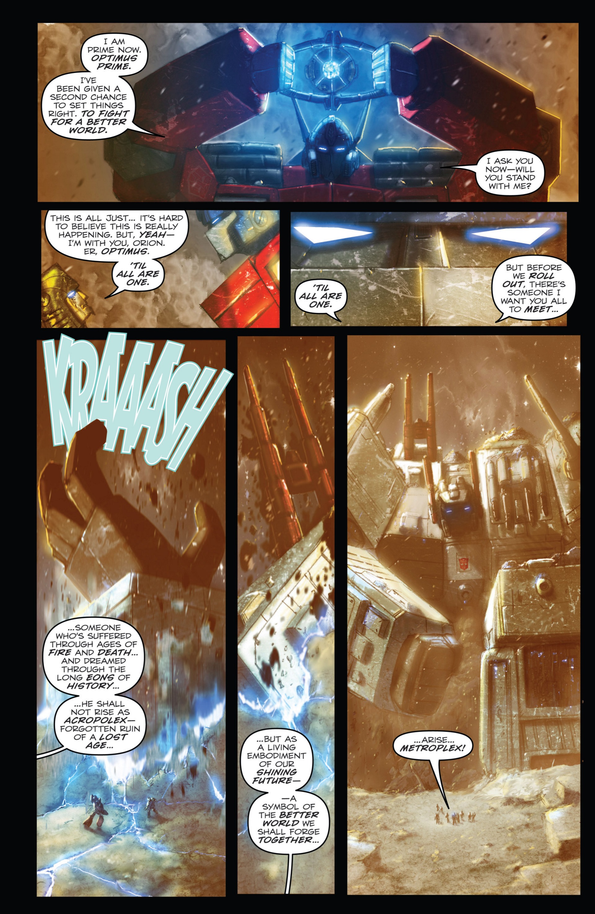 Read online Transformers: Autocracy comic -  Issue # Full - 96