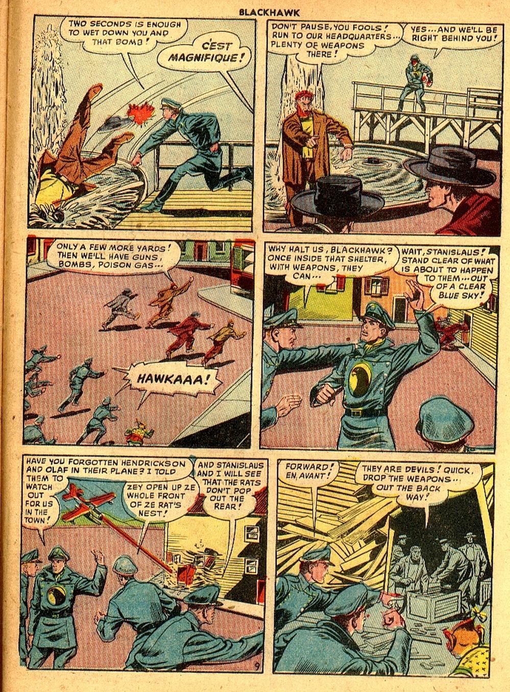 Read online Blackhawk (1957) comic -  Issue #28 - 31