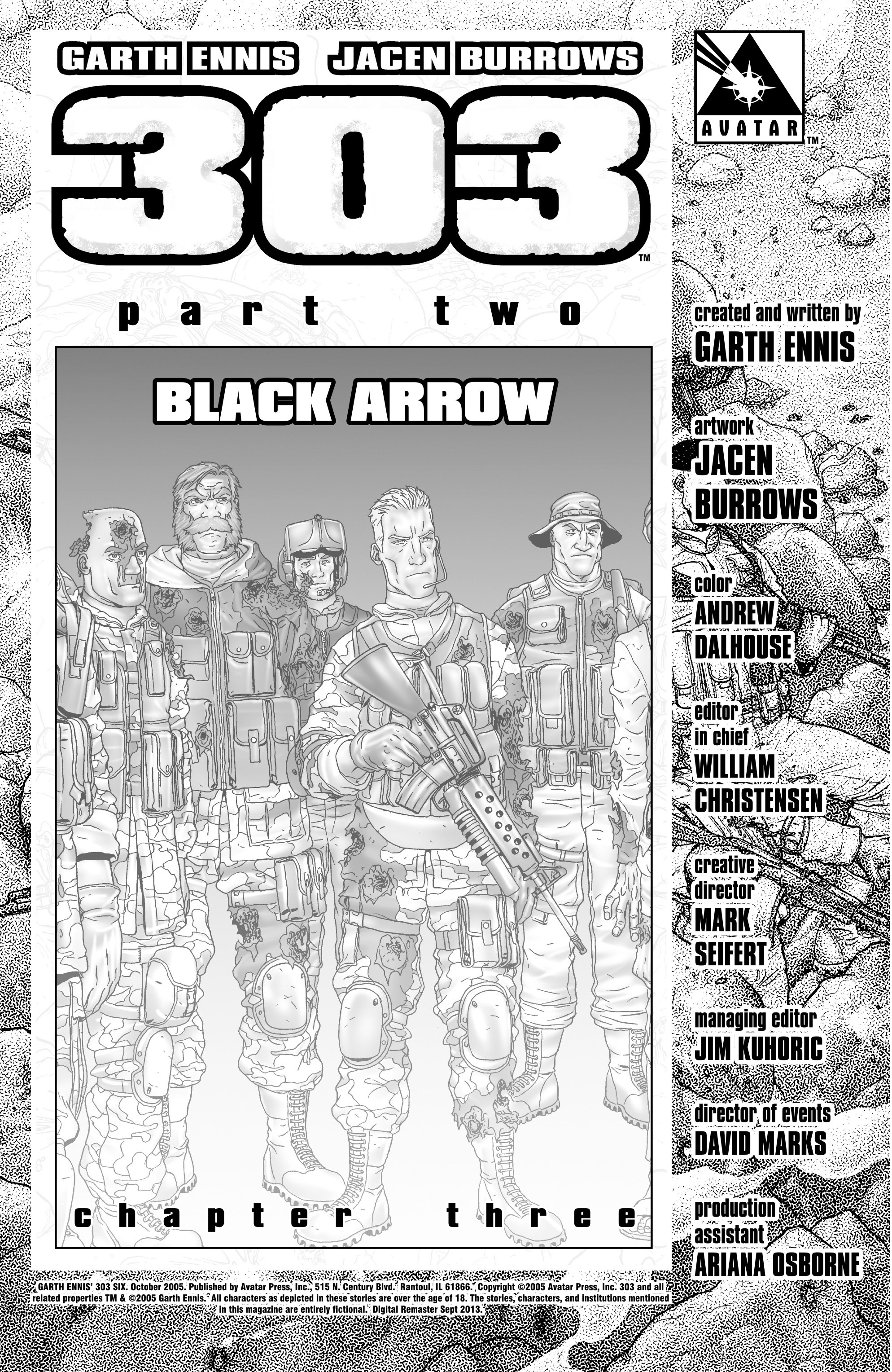 Read online Garth Ennis' 303 comic -  Issue #6 - 2