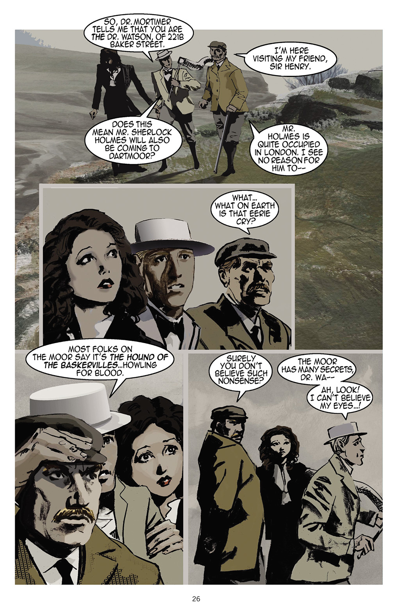 Read online The Hound of the Baskervilles comic -  Issue # TPB - 27