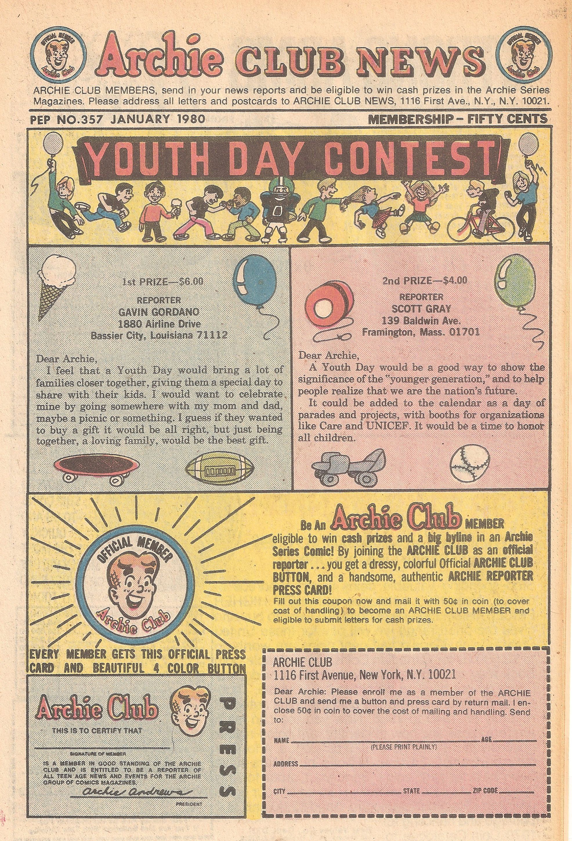 Read online Pep Comics comic -  Issue #357 - 27