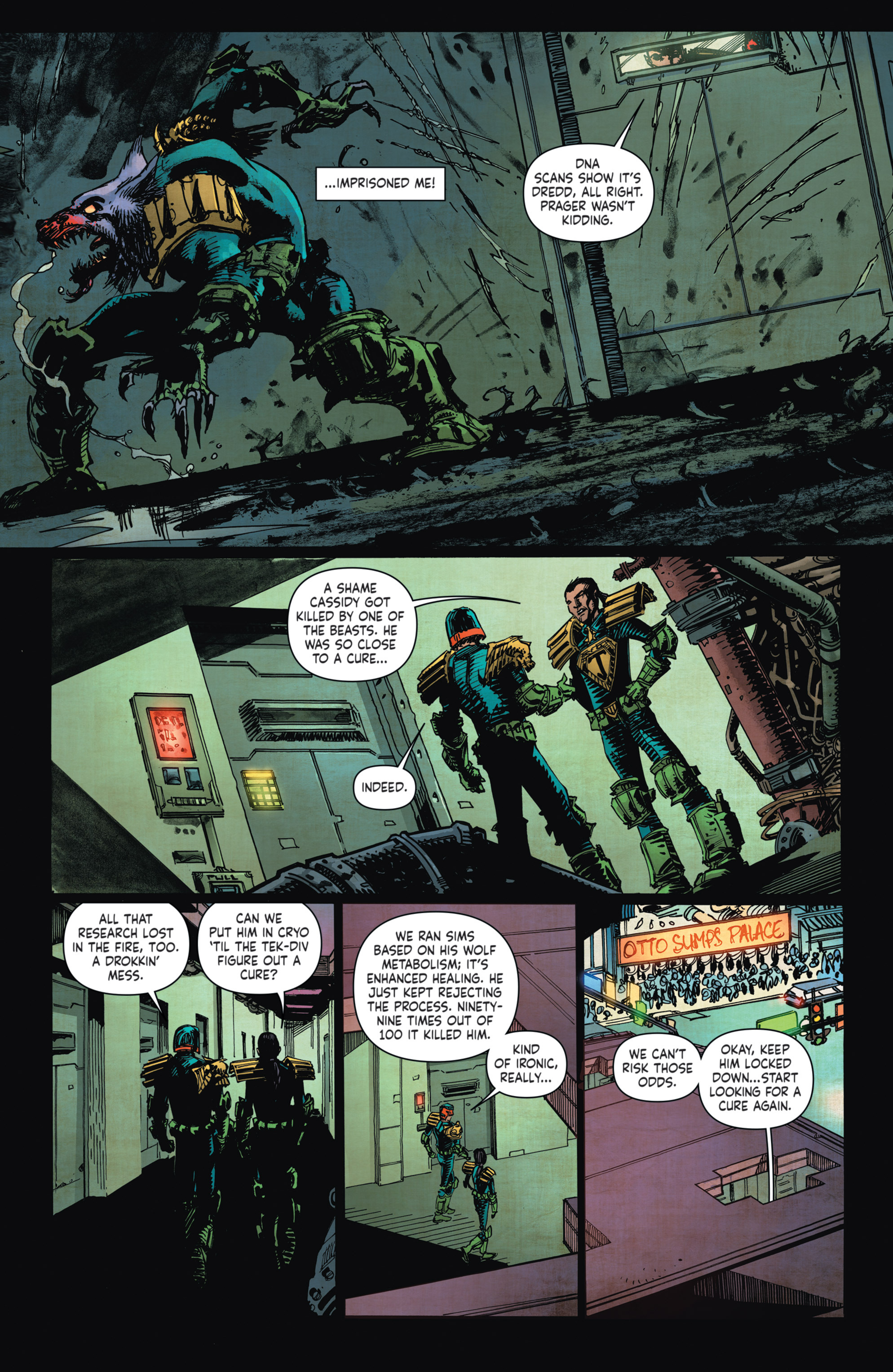Read online Judge Dredd: Cry of the Werewolf comic -  Issue # Full - 58