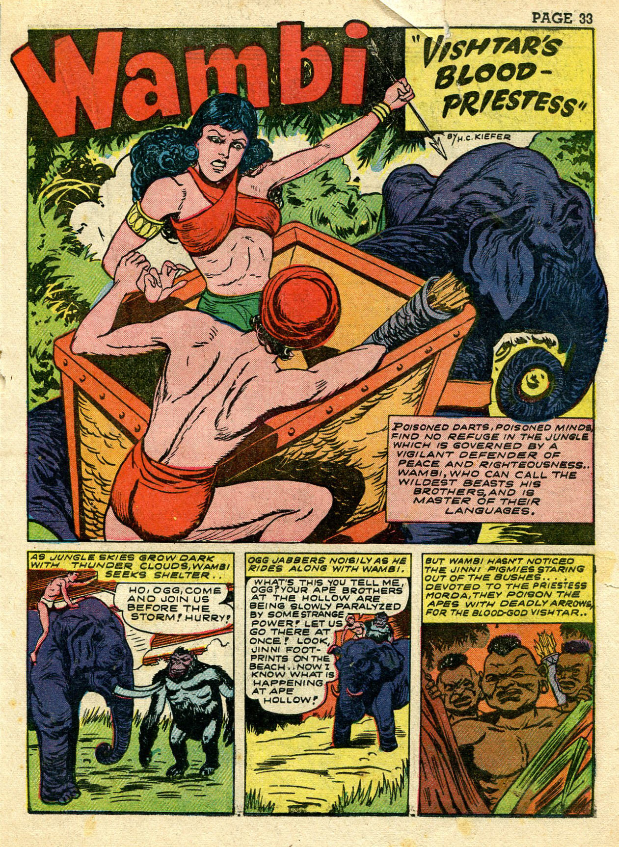 Read online Wambi Jungle Boy comic -  Issue #3 - 35