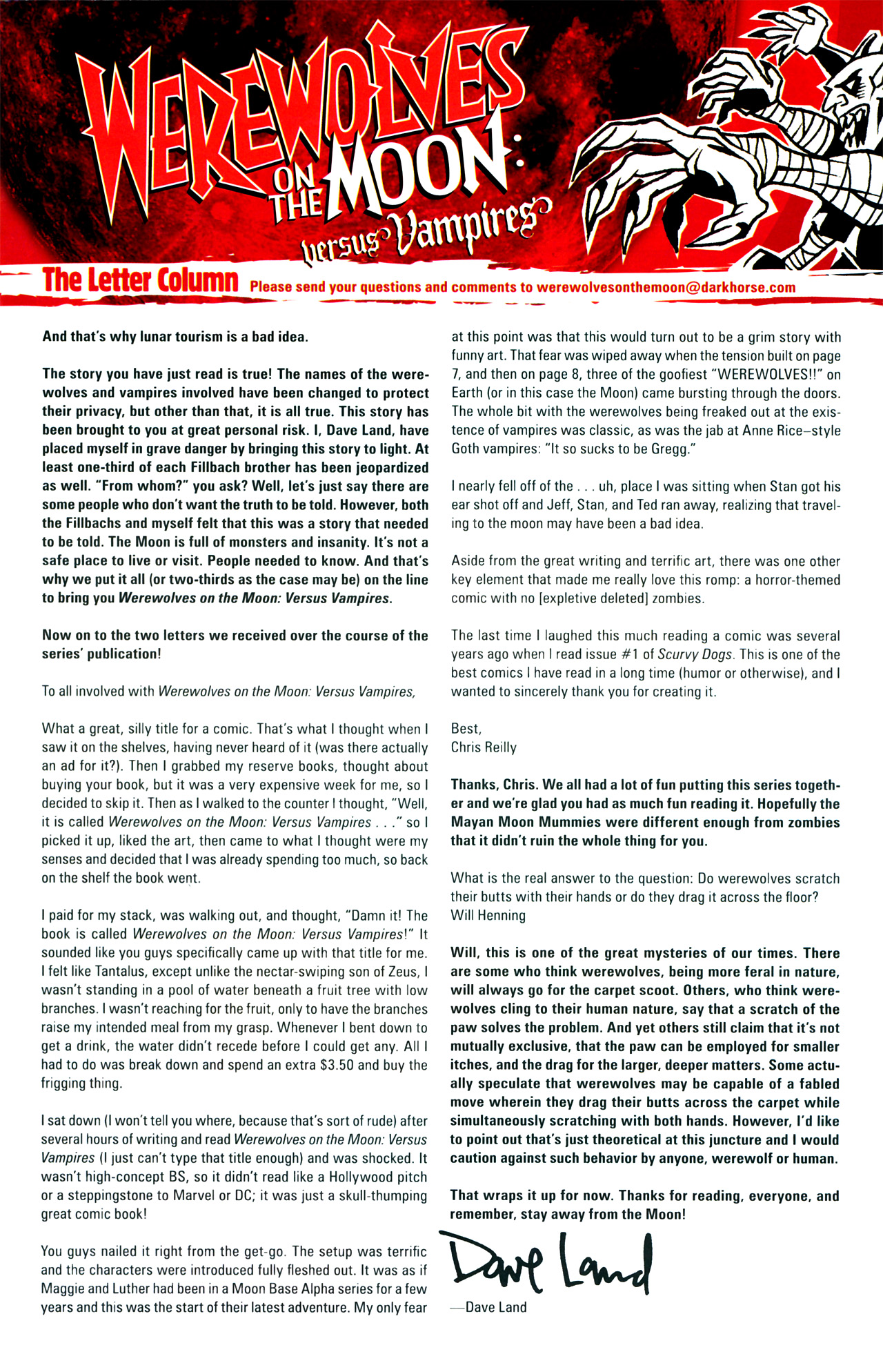 Read online Werewolves on the Moon: Versus Vampires comic -  Issue #3 - 29