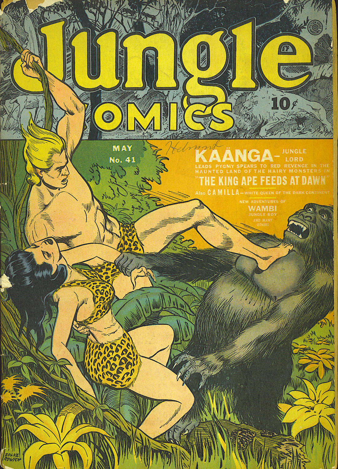 Read online Jungle Comics comic -  Issue #41 - 1