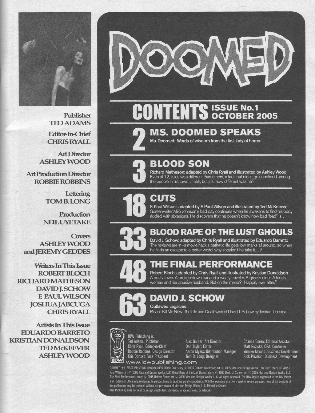 Read online Doomed (2005) comic -  Issue #1 - 3