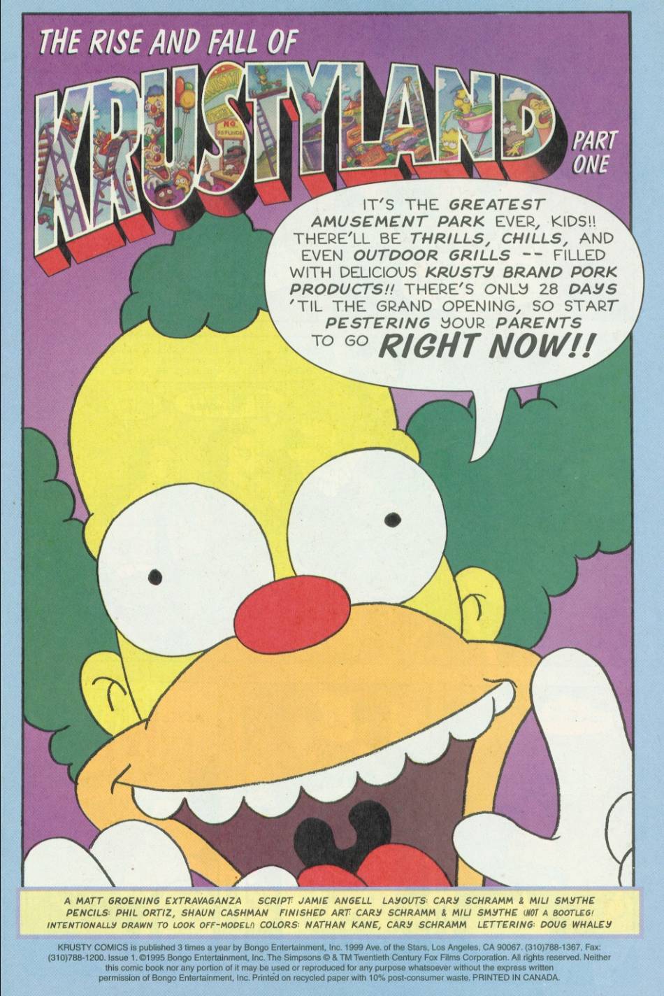 Read online Krusty Comics comic -  Issue #1 - 2