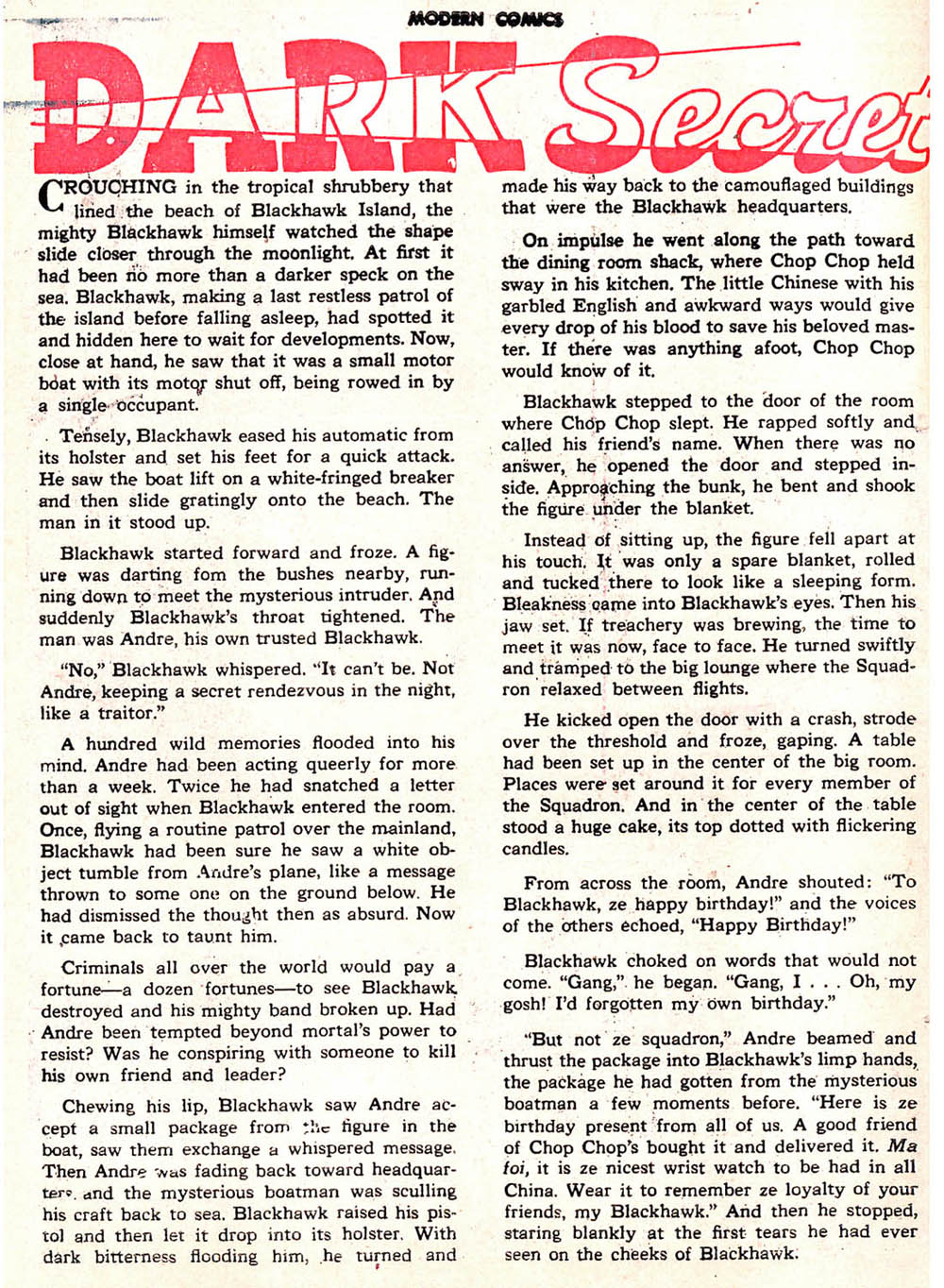 Read online Modern Comics comic -  Issue #92 - 16
