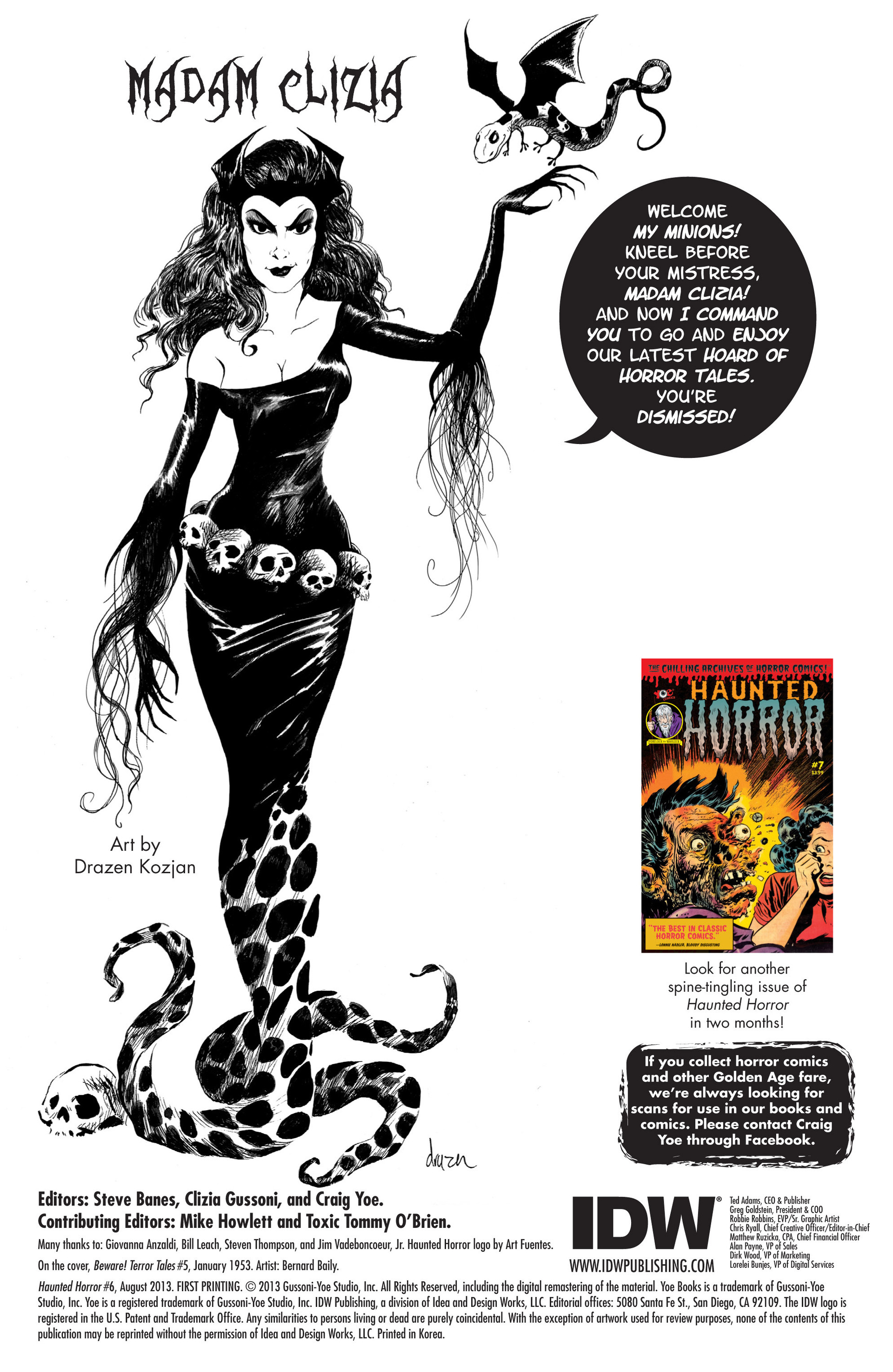 Read online Haunted Horror comic -  Issue #6 - 2