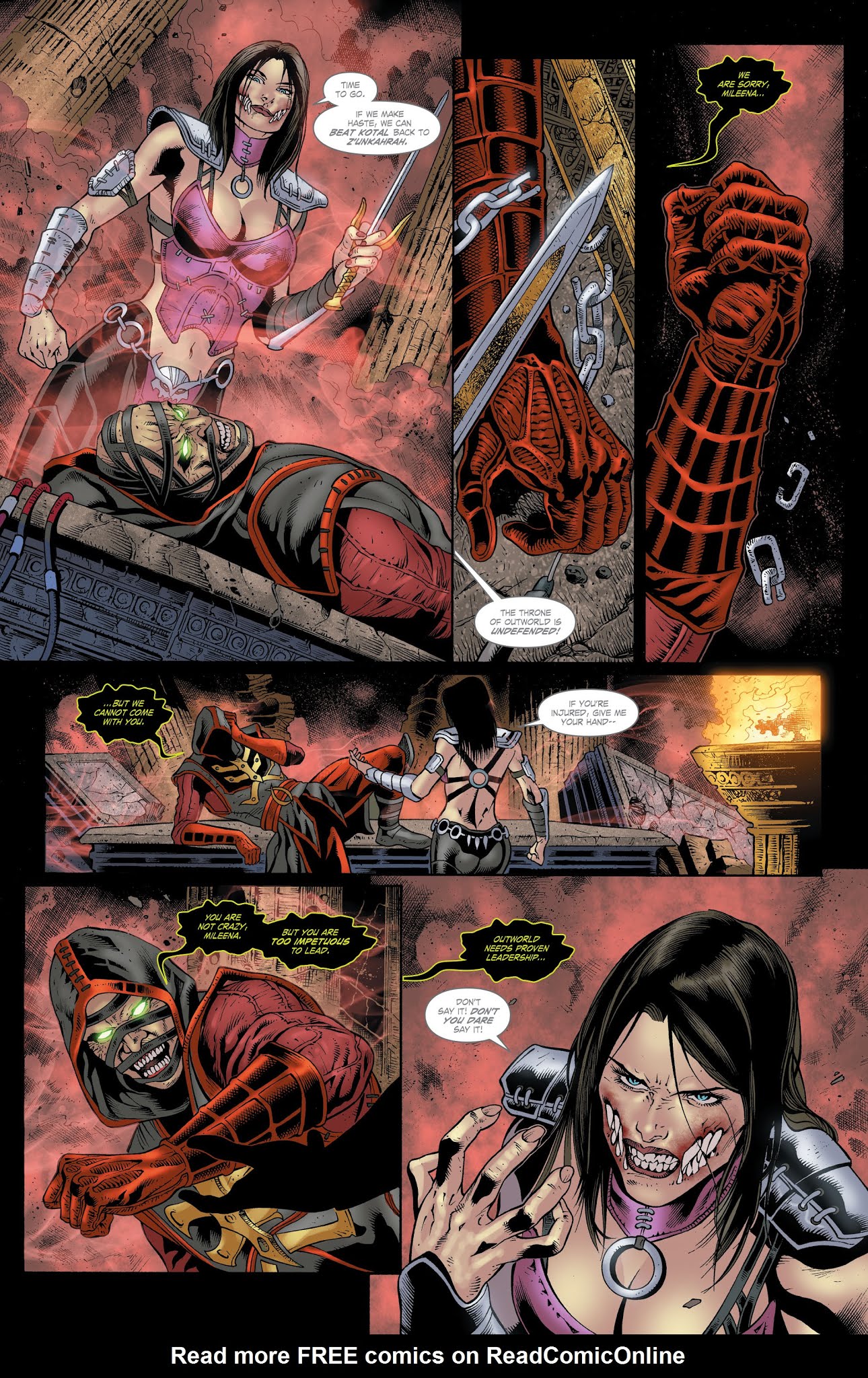Read online Mortal Kombat X [I] comic -  Issue # _TPB 3 - 93