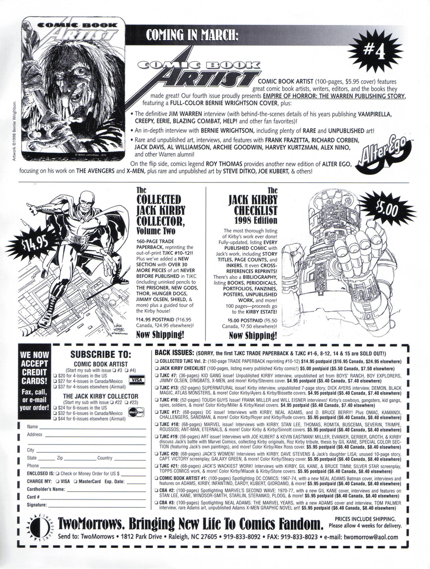 Read online The Jack Kirby Collector comic -  Issue #22 - 66