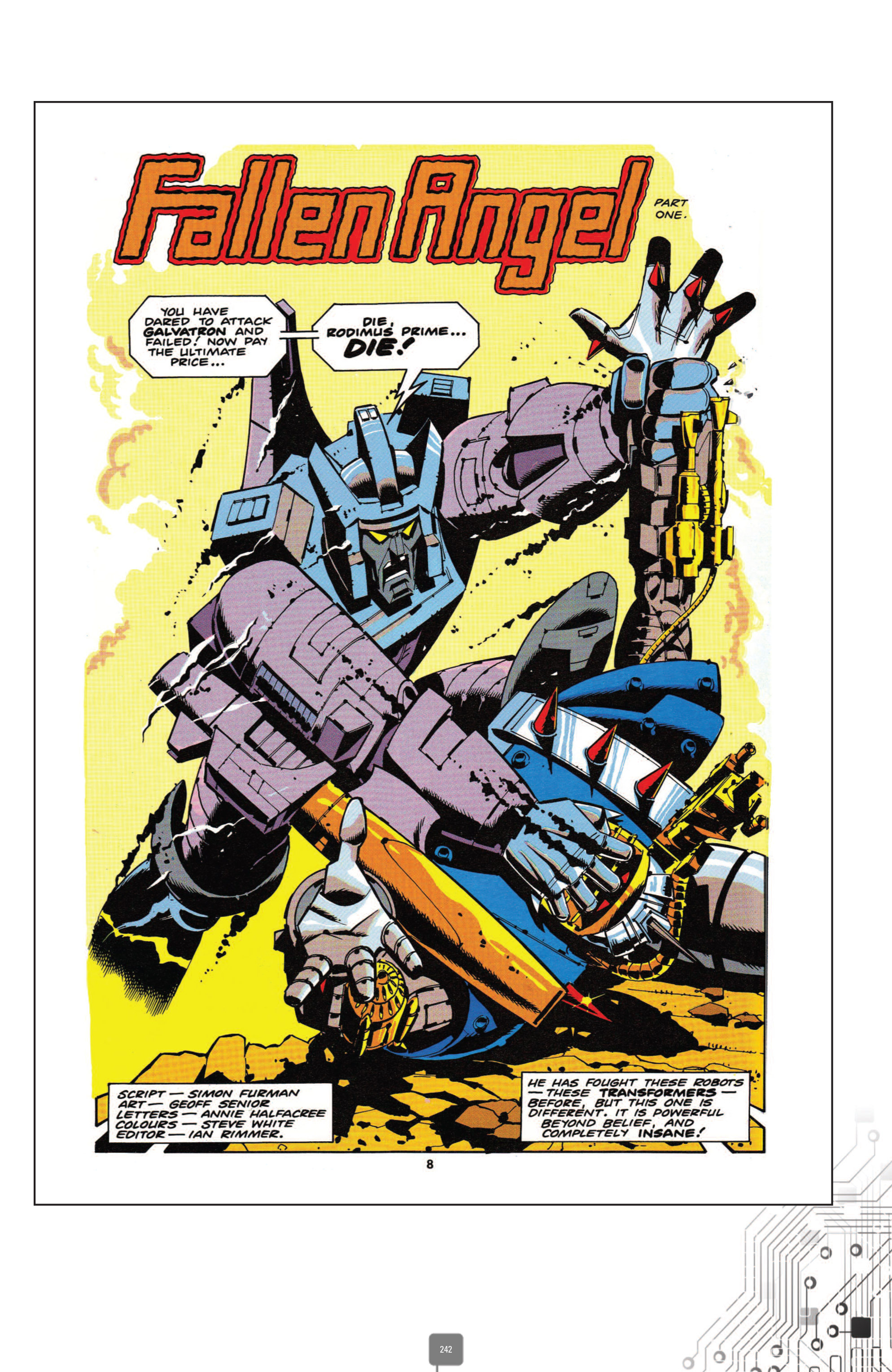 Read online The Transformers Classics UK comic -  Issue # TPB 3 - 242
