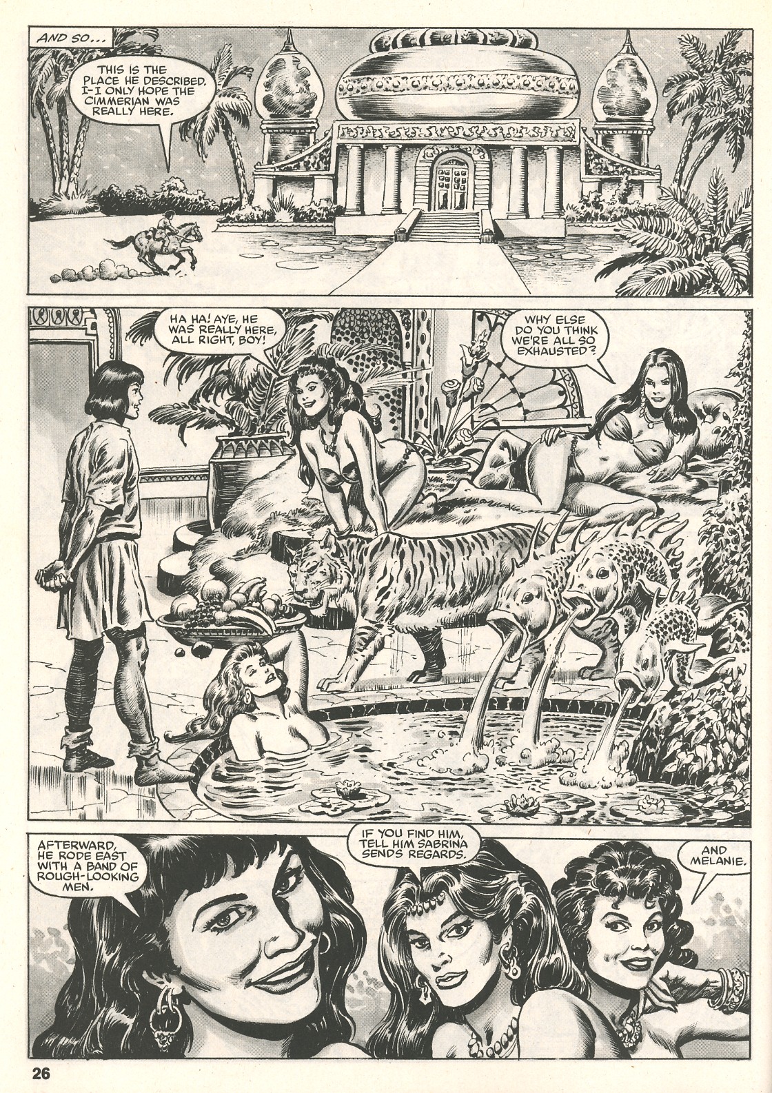 Read online The Savage Sword Of Conan comic -  Issue #109 - 28
