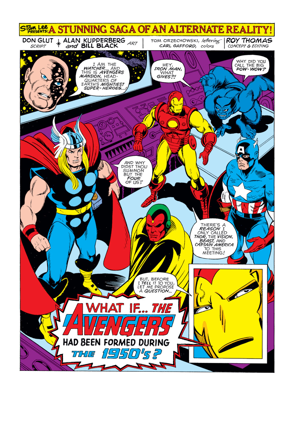 Read online What If? (1977) comic -  Issue #9 - The Avengers had fought during the 1950's - 2
