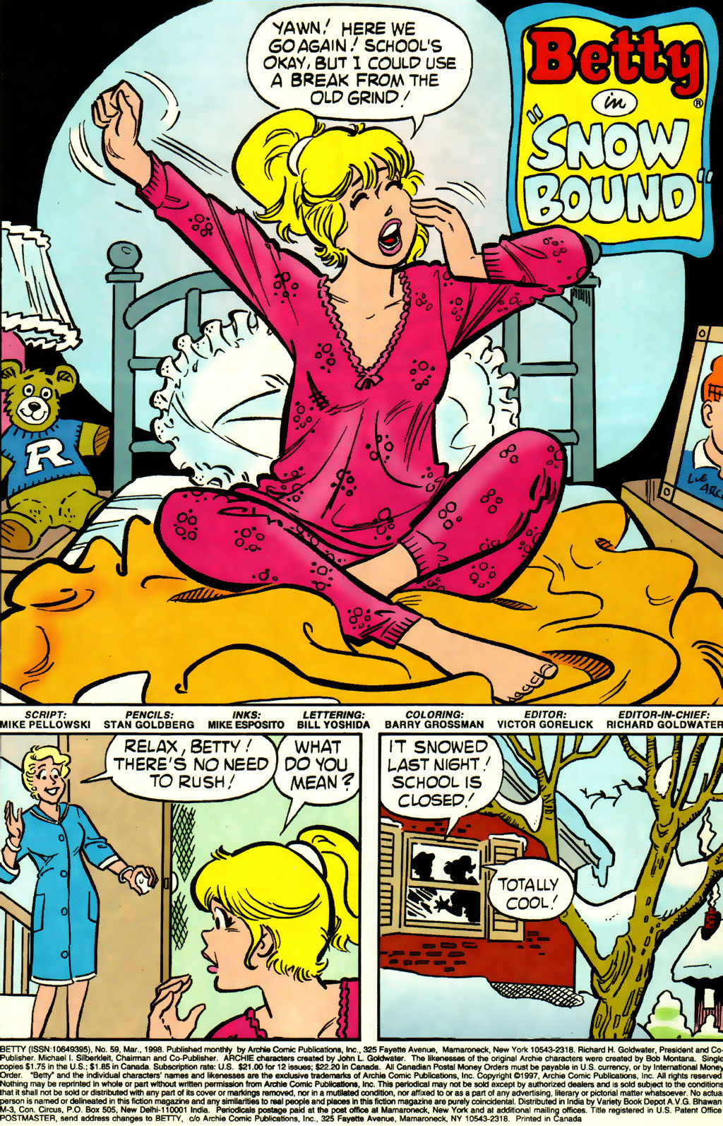 Read online Betty comic -  Issue #59 - 2