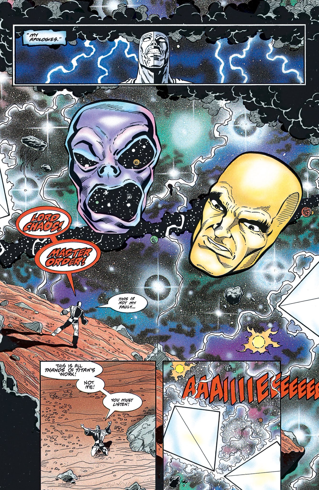 Read online Silver Surfer (1987) comic -  Issue # _TPB Silver Surfer - Rebirth of Thanos (Part 2) - 28