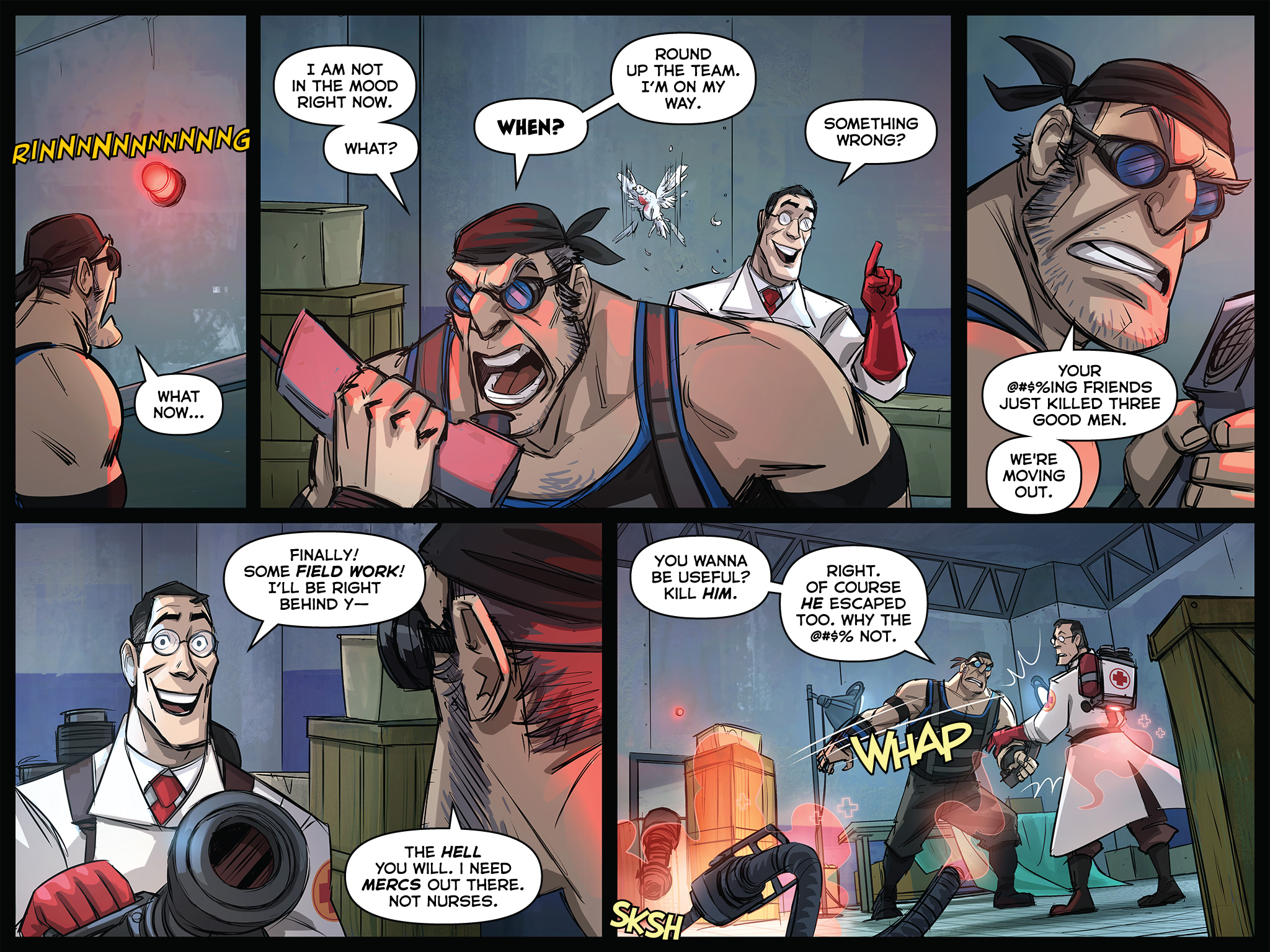Read online Team Fortress 2 comic -  Issue #5 - 75