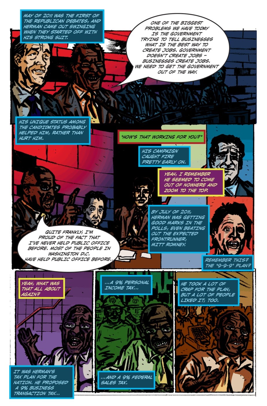 Read online Political Power: Herman Cain comic -  Issue # Full - 18