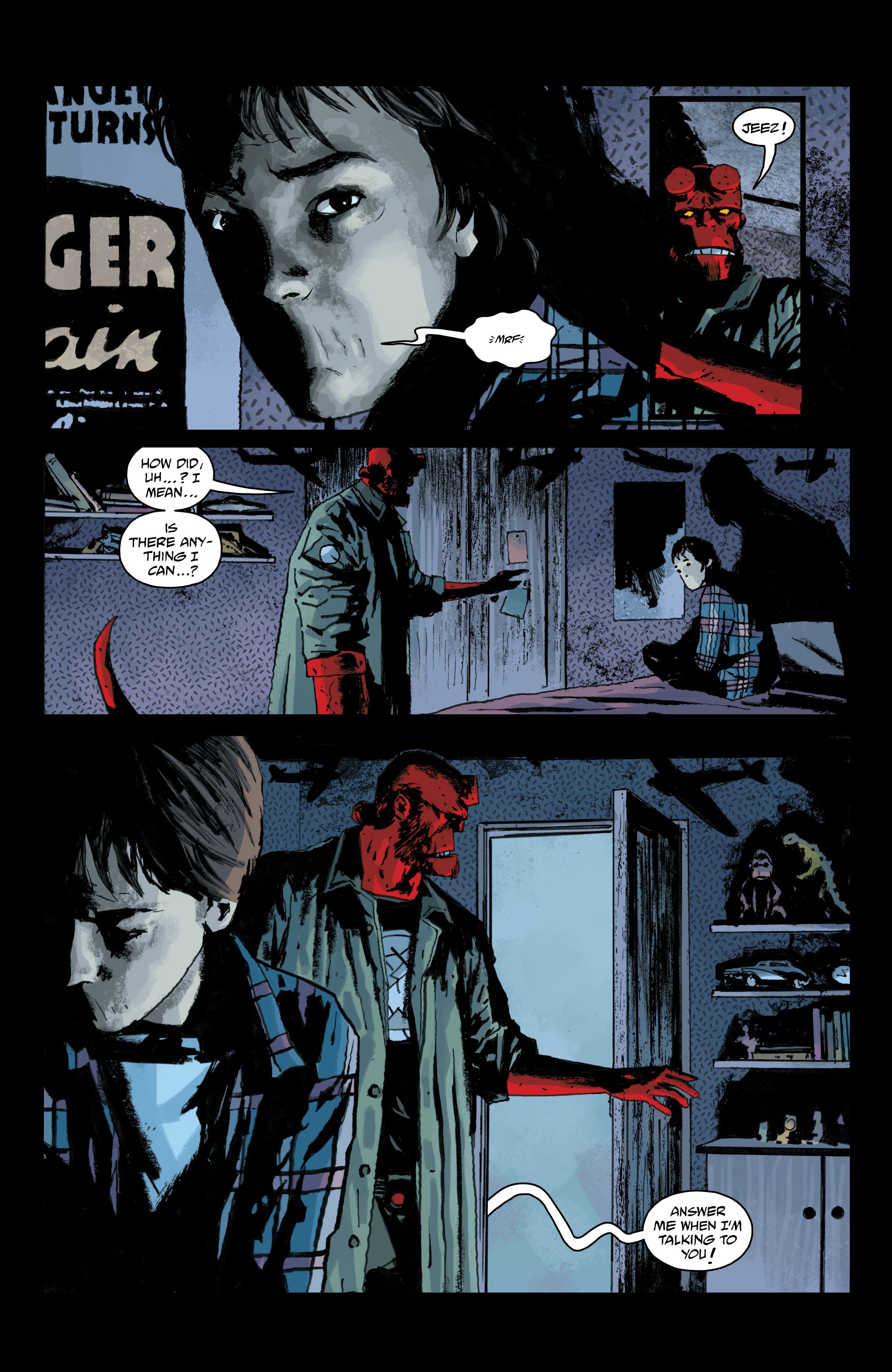 Read online Hellboy and the B.P.R.D.: 1957 - Family Ties comic -  Issue # Full - 14