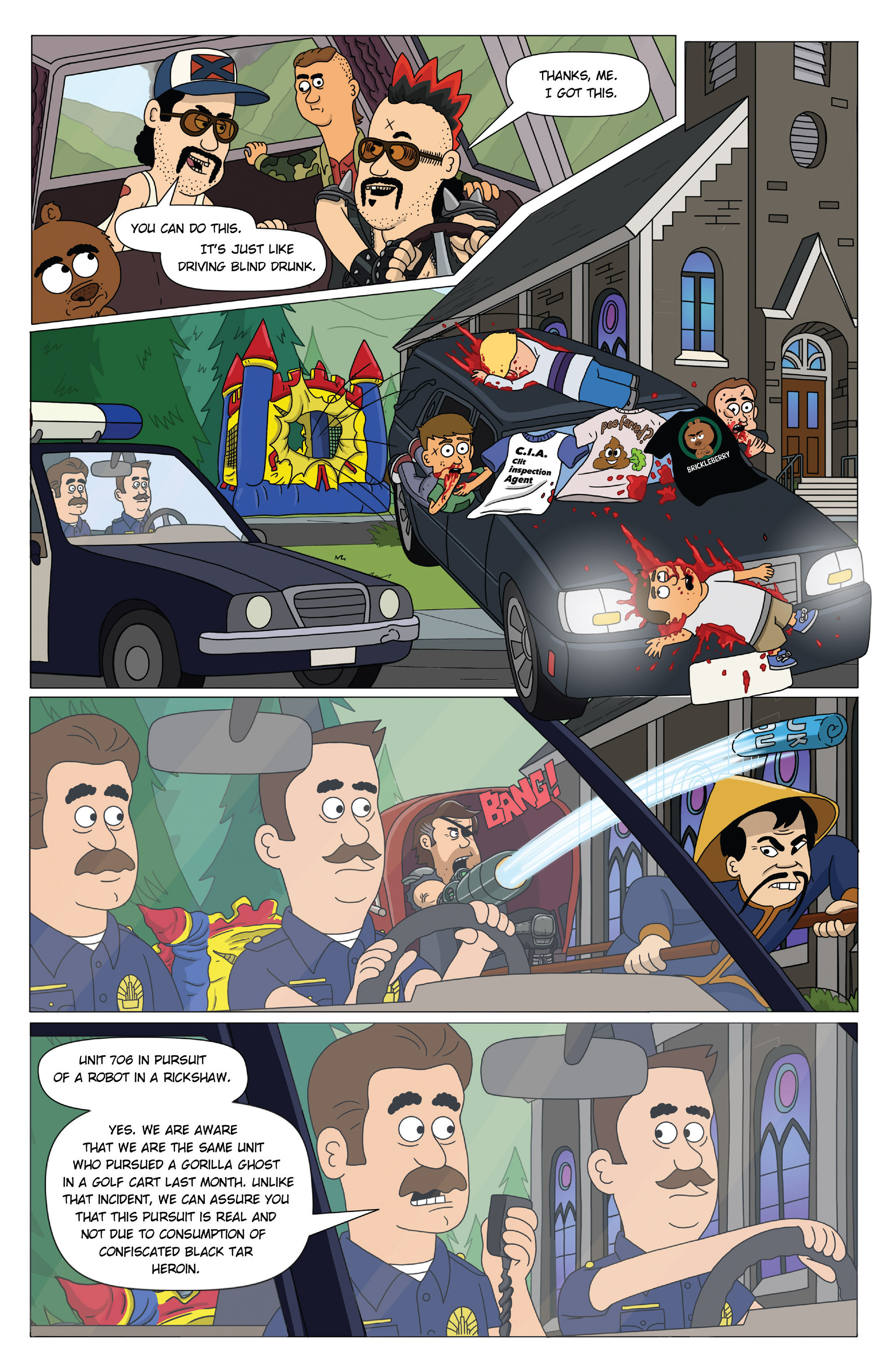 Read online Brickleberry comic -  Issue #2 - 7
