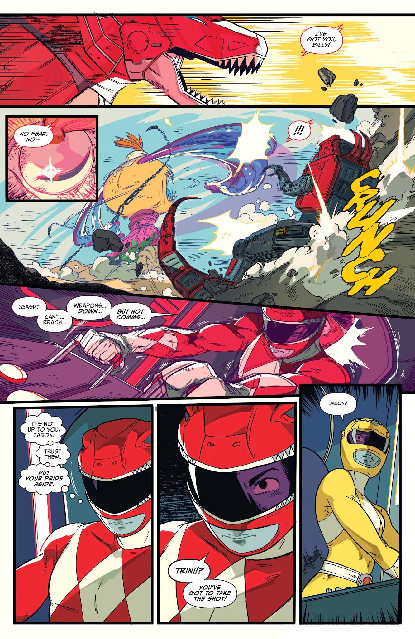Read online Saban's Go Go Power Rangers: Back To School comic -  Issue # Full - 35