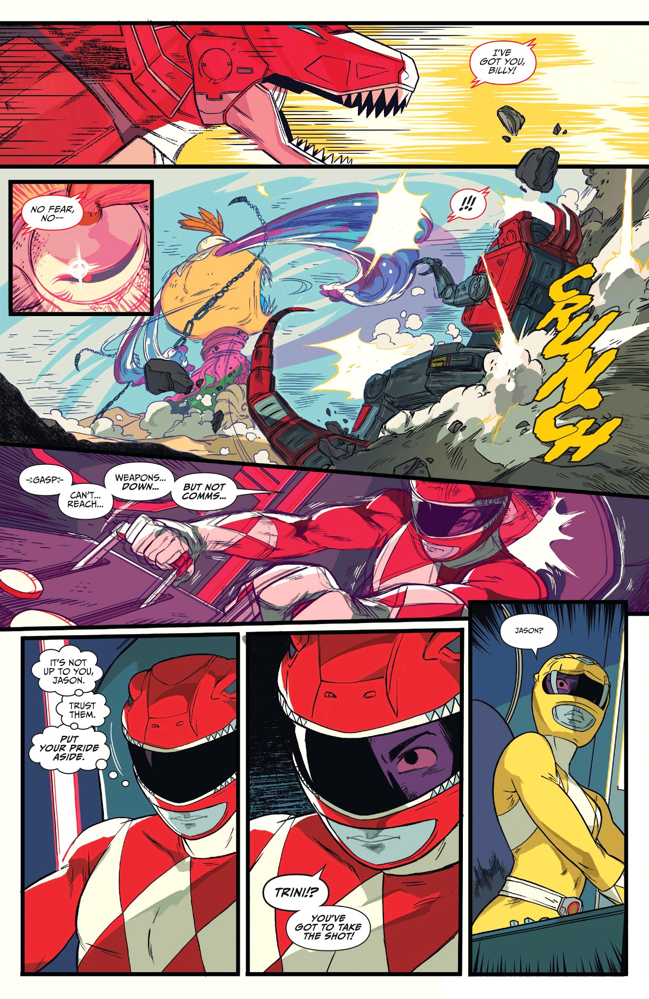 Read online Saban's Go Go Power Rangers: Back To School comic -  Issue # Full - 35