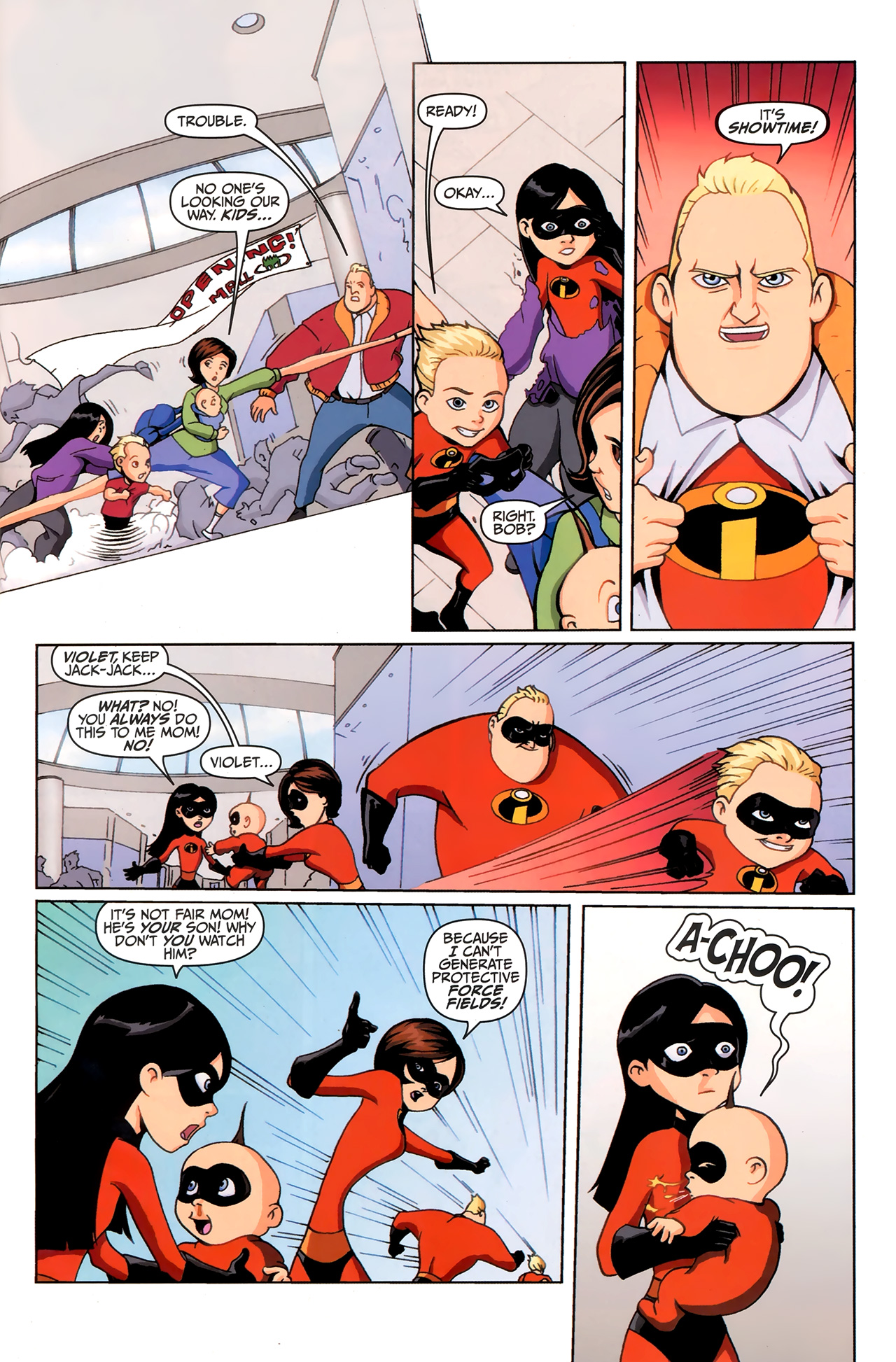 Read online The Incredibles comic -  Issue #1 - 5
