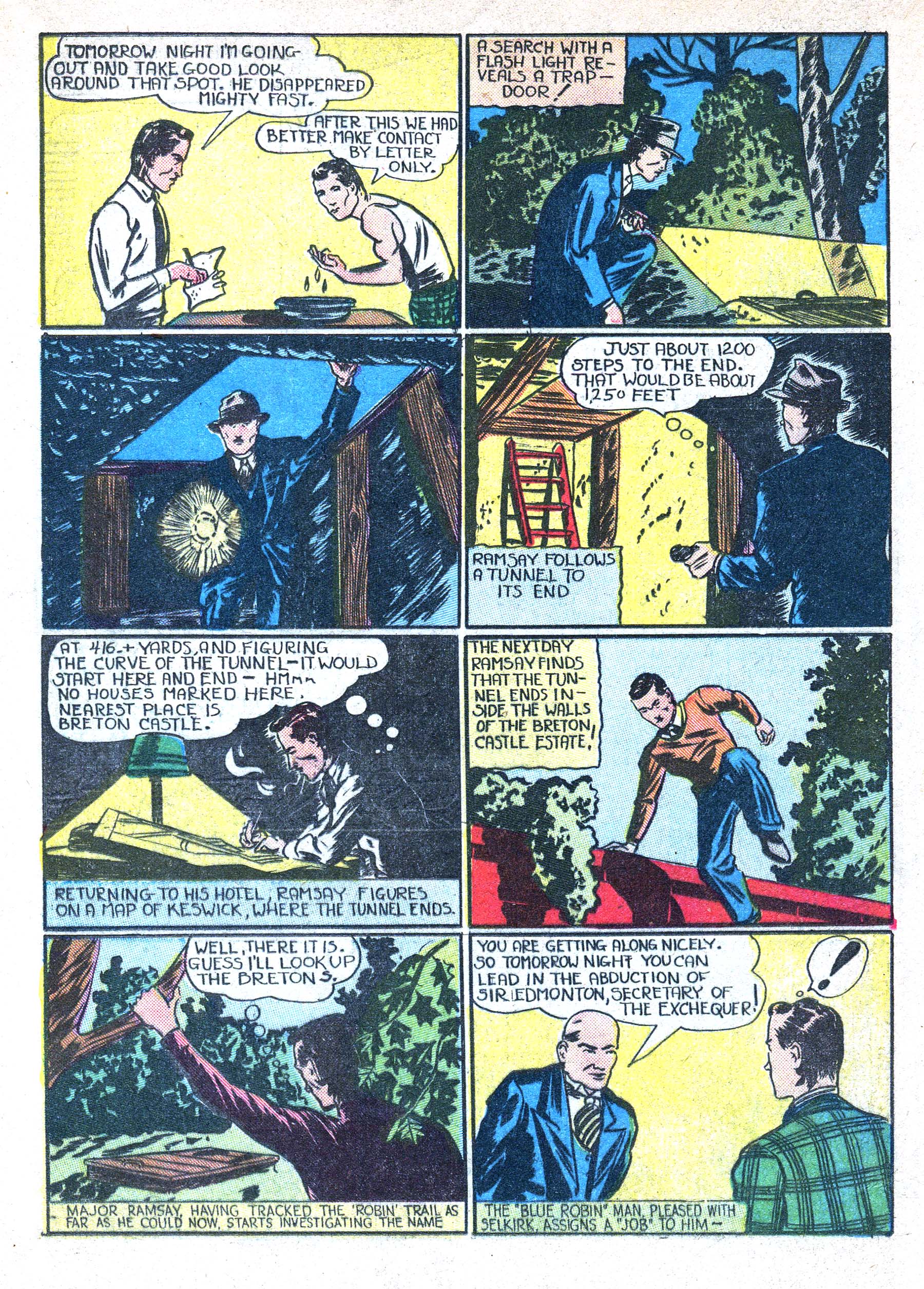 Read online Amazing Mystery Funnies comic -  Issue #15 - 19
