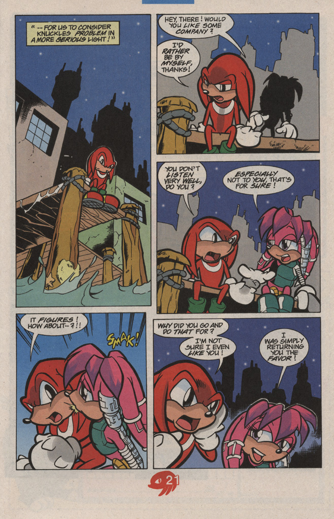 Read online Knuckles the Echidna comic -  Issue #16 - 29