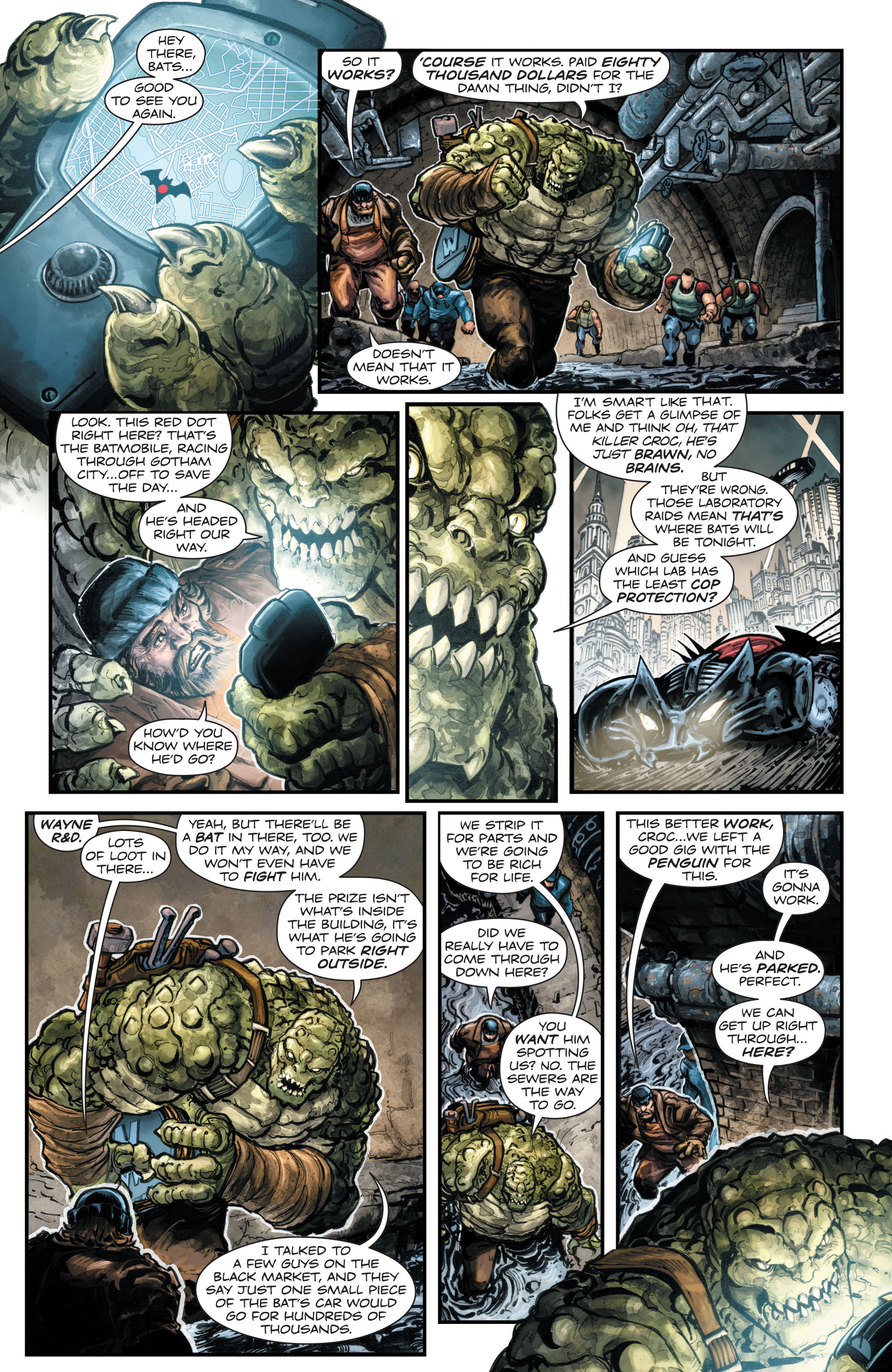 Read online Batman/Teenage Mutant Ninja Turtles comic -  Issue #1 - 9