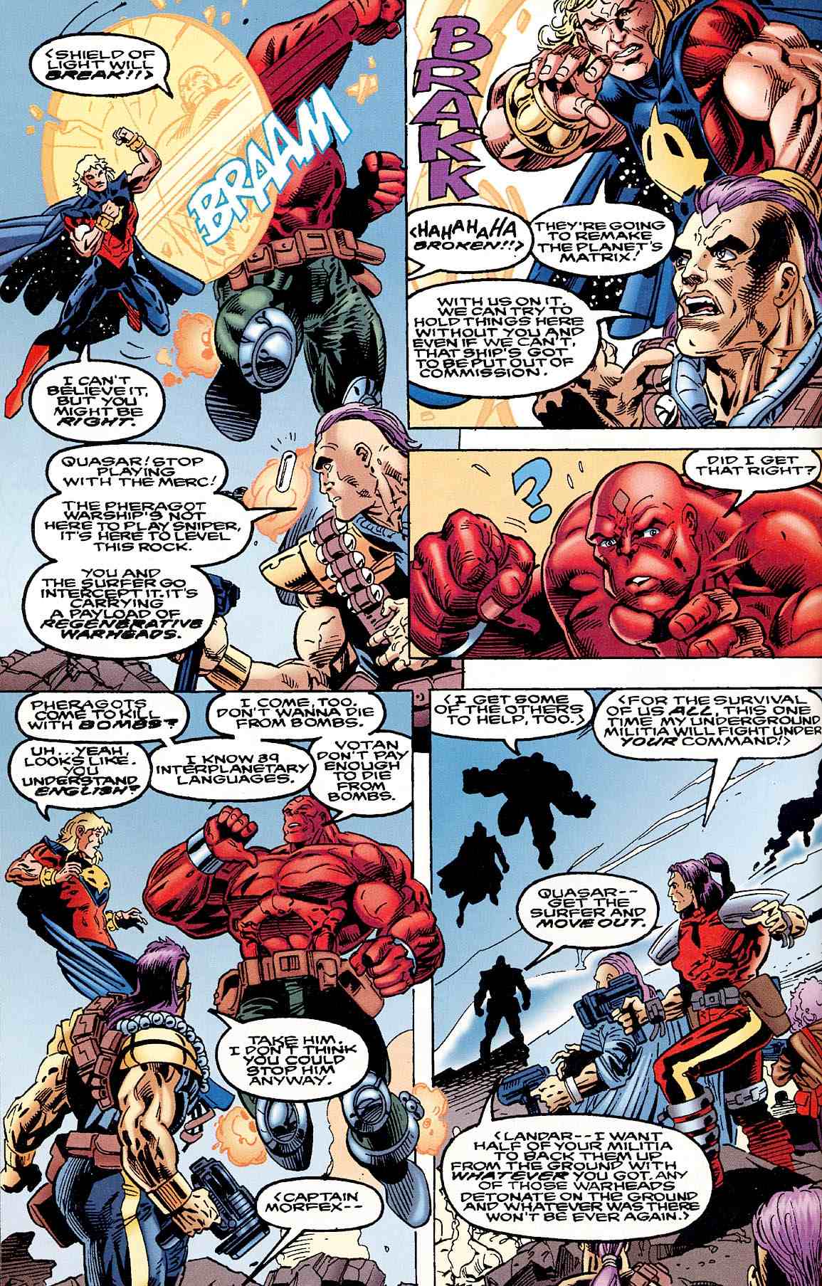 Read online Cosmic Powers Unlimited comic -  Issue #5 - 28