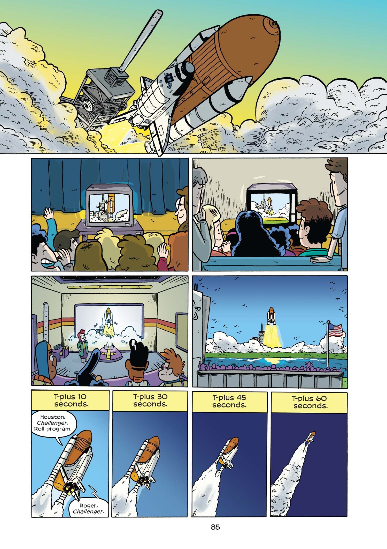 Read online History Comics comic -  Issue # The Challenger Disaster: Tragedy in the Skies - 91